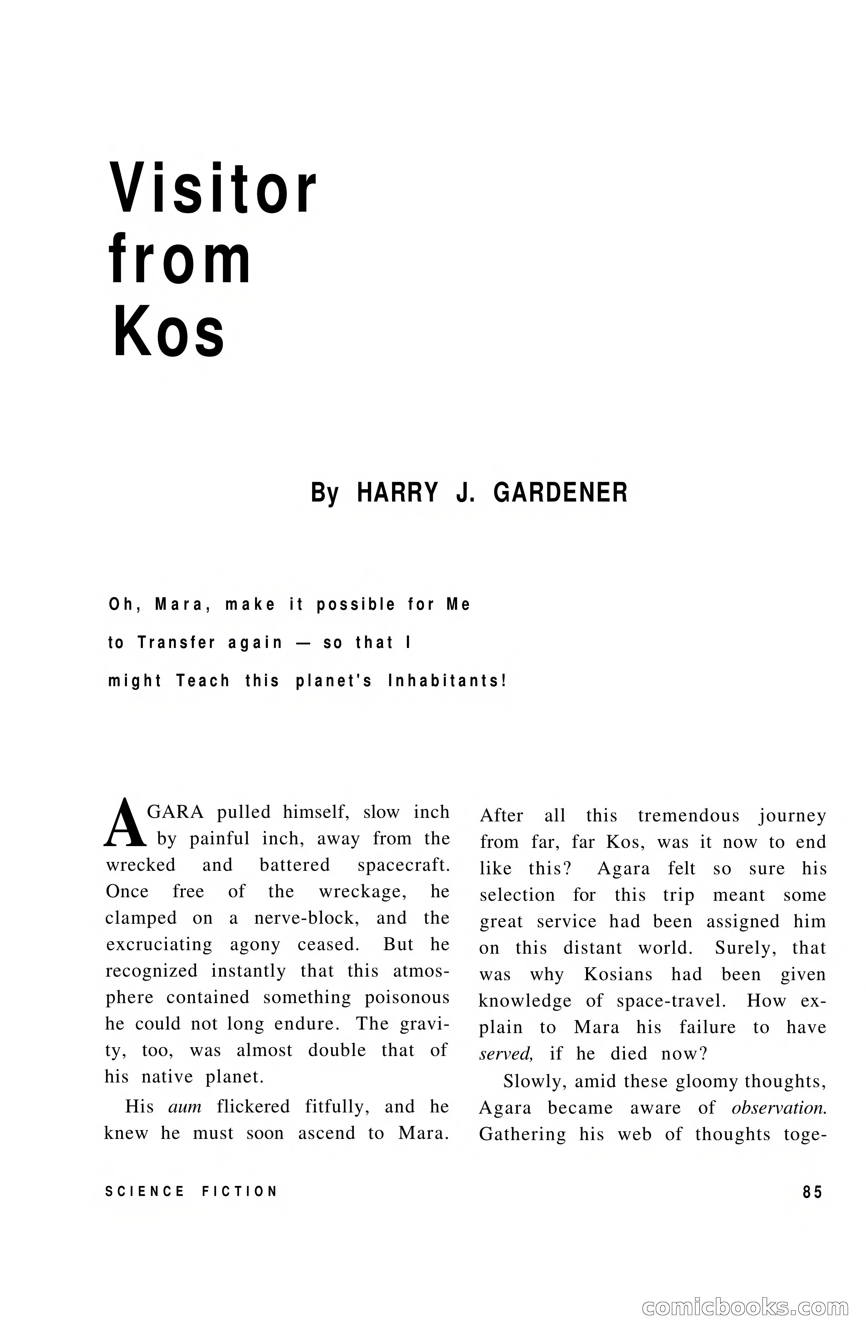 Vortex Science Fiction, Vol. 1, No. 1 — page 87 of 164