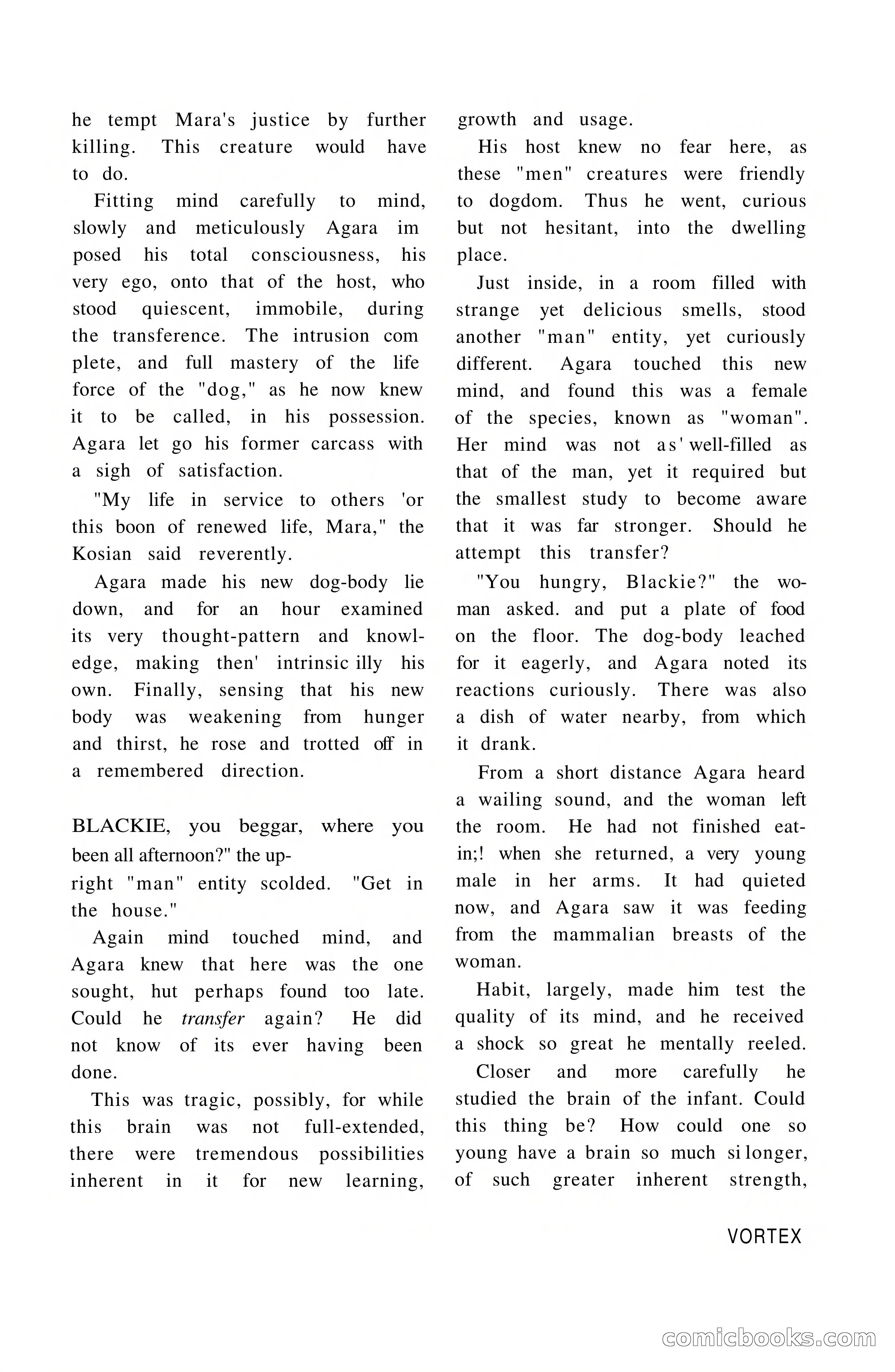 Vortex Science Fiction, Vol. 1, No. 1 — page 90 of 164