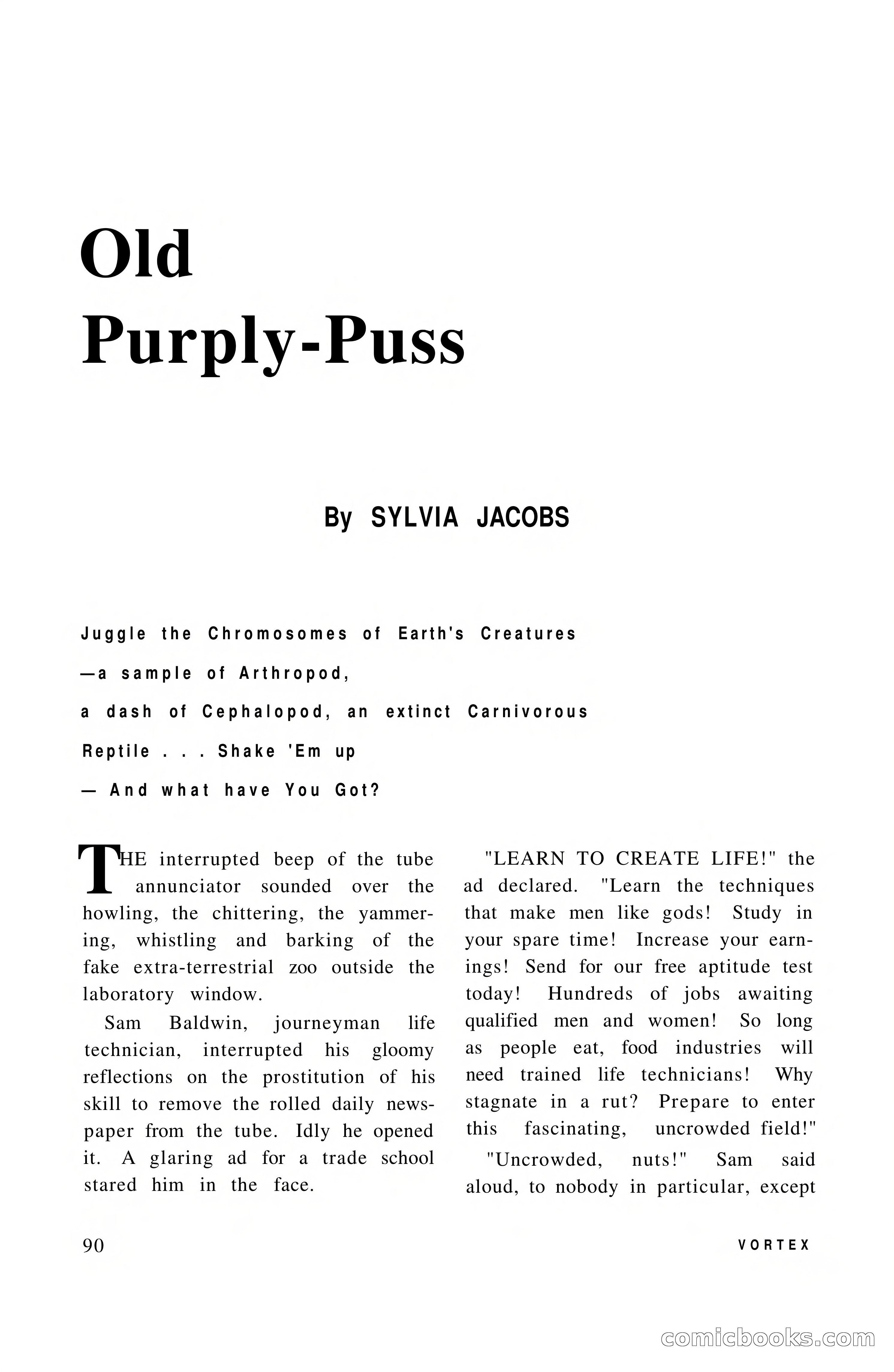 Vortex Science Fiction, Vol. 1, No. 1 — page 92 of 164