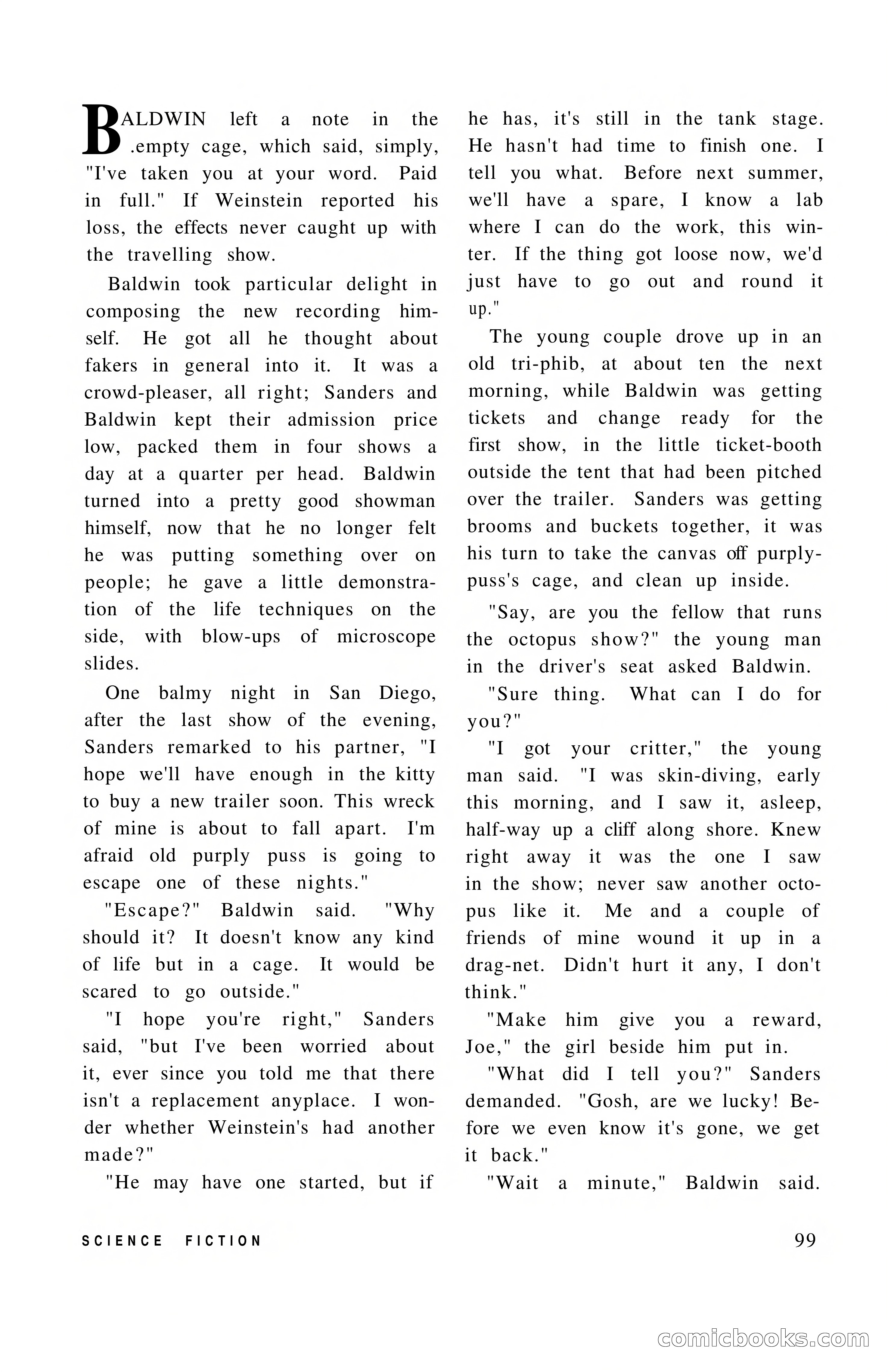 Vortex Science Fiction, Vol. 1, No. 1 — page 101 of 164
