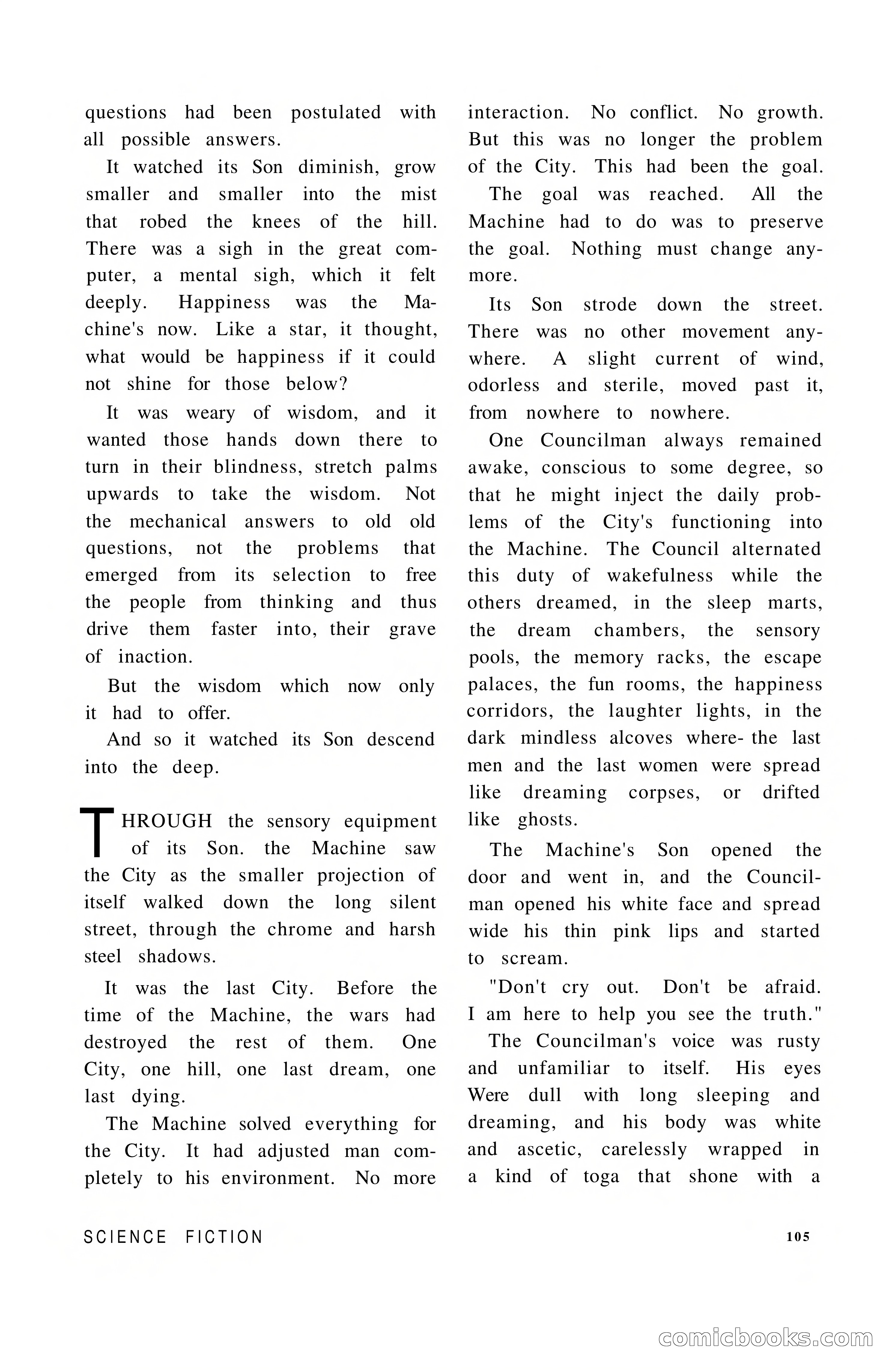 Vortex Science Fiction, Vol. 1, No. 1 — page 107 of 164