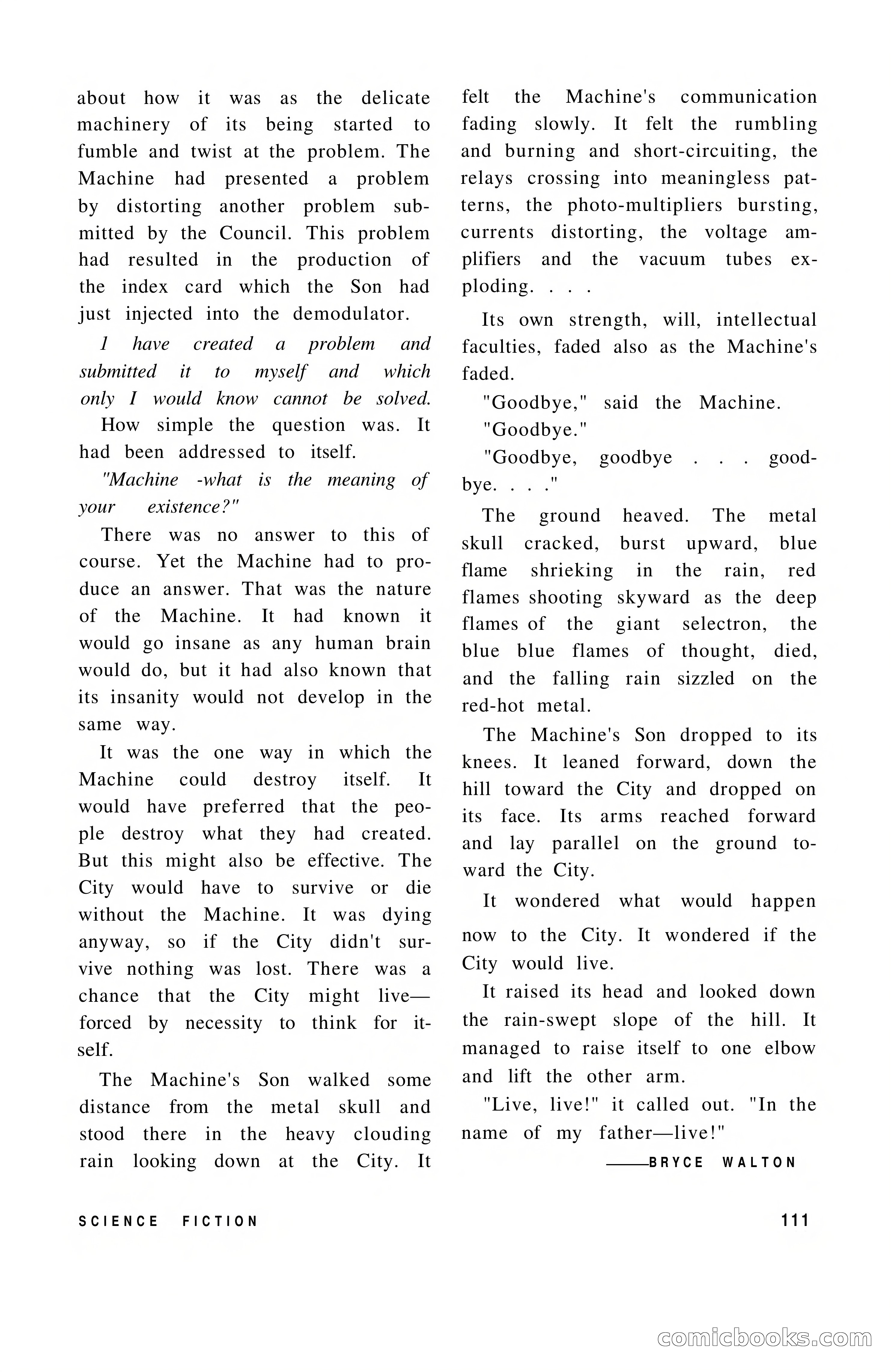 Vortex Science Fiction, Vol. 1, No. 1 — page 113 of 164