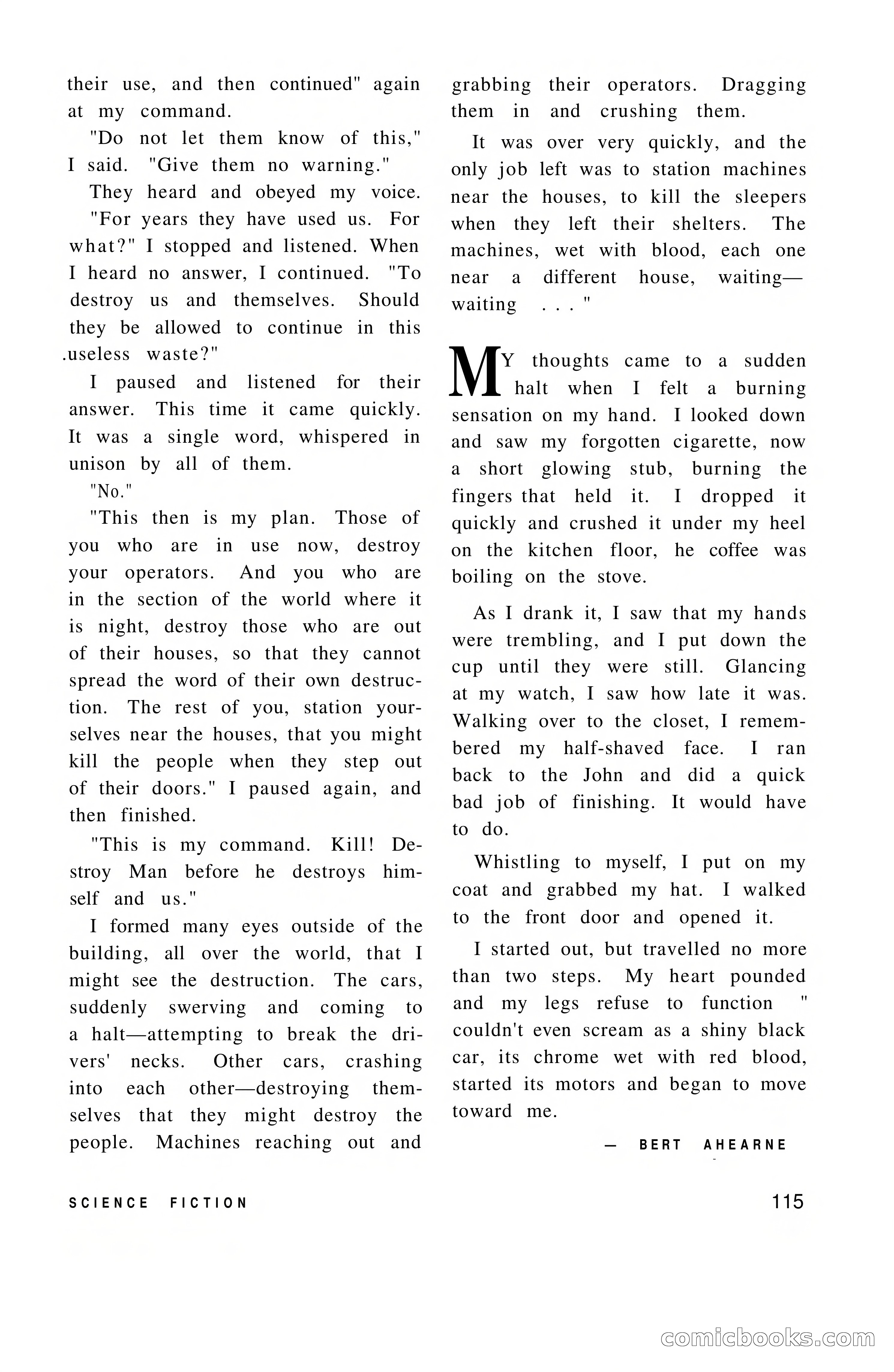 Vortex Science Fiction, Vol. 1, No. 1 — page 117 of 164