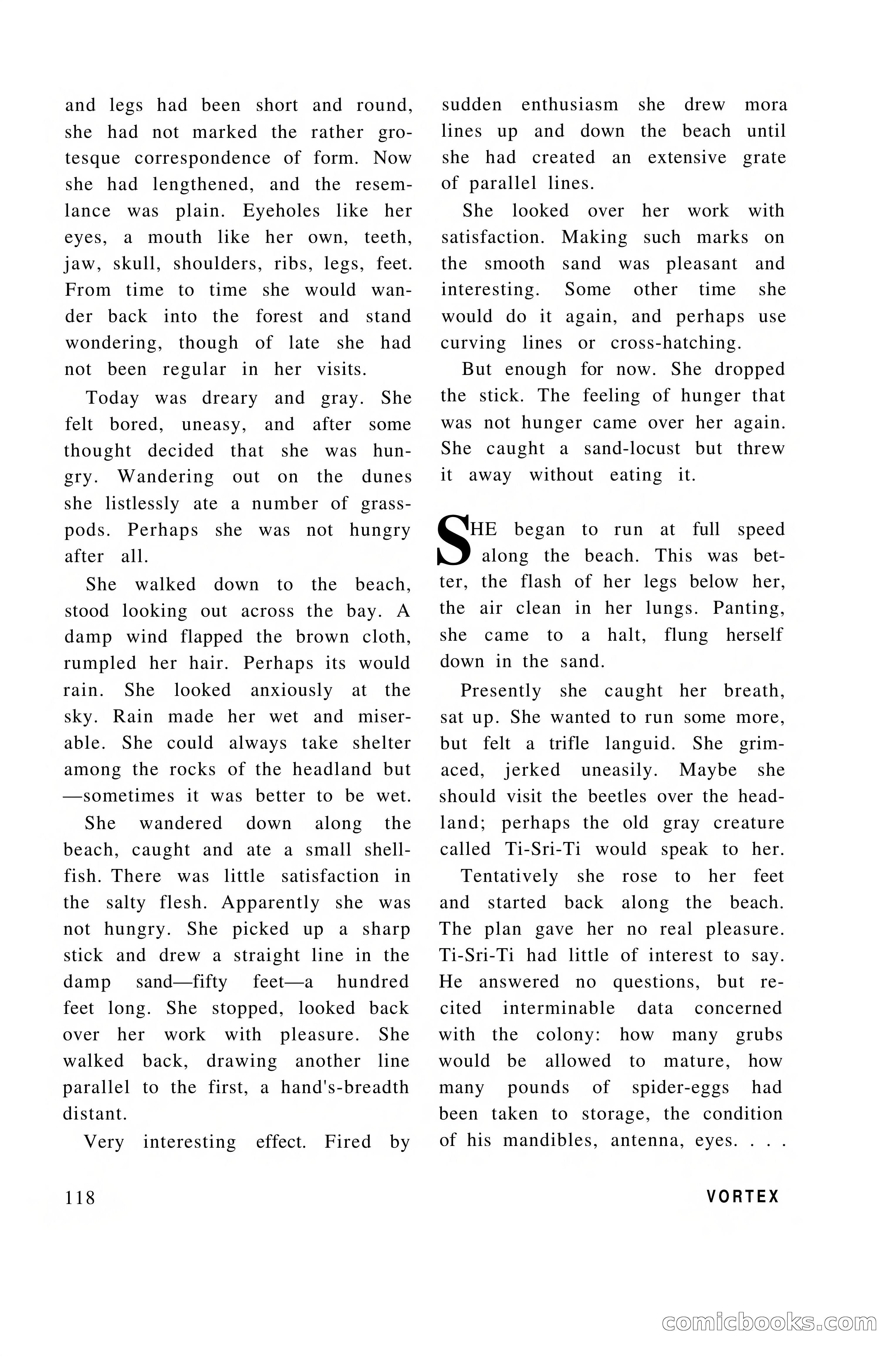 Vortex Science Fiction, Vol. 1, No. 1 — page 120 of 164