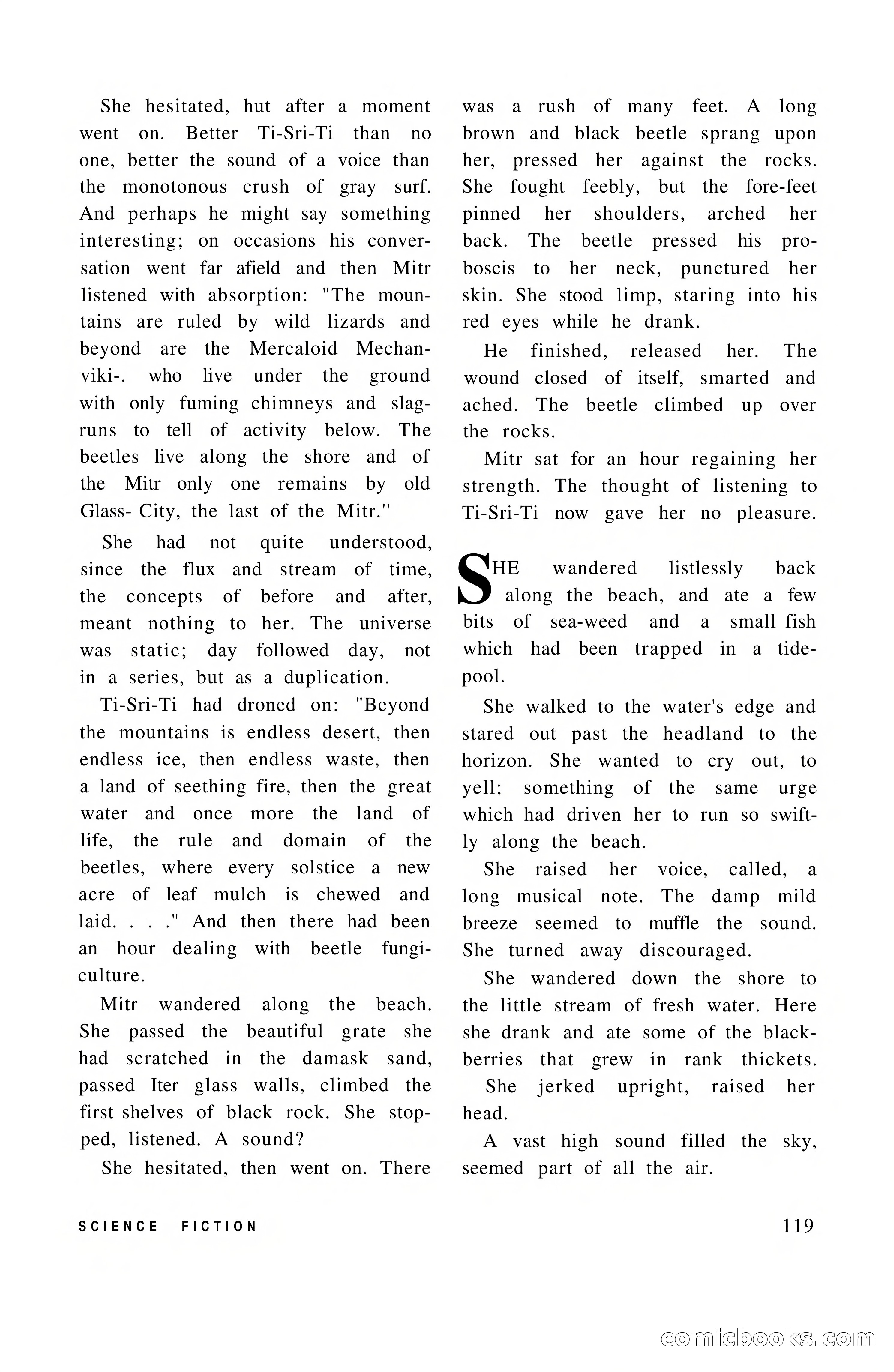 Vortex Science Fiction, Vol. 1, No. 1 — page 121 of 164