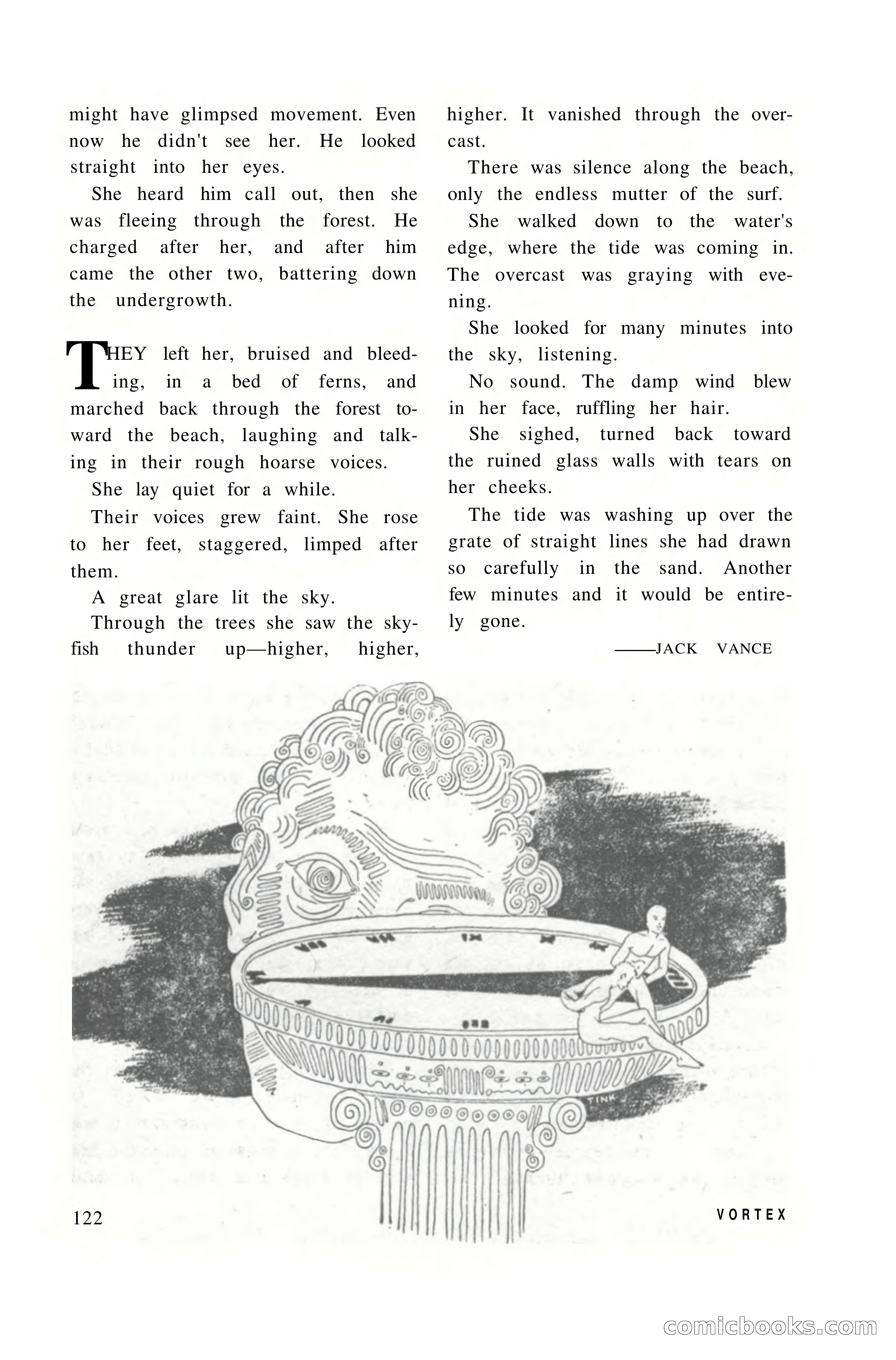 Vortex Science Fiction, Vol. 1, No. 1 — page 124 of 164