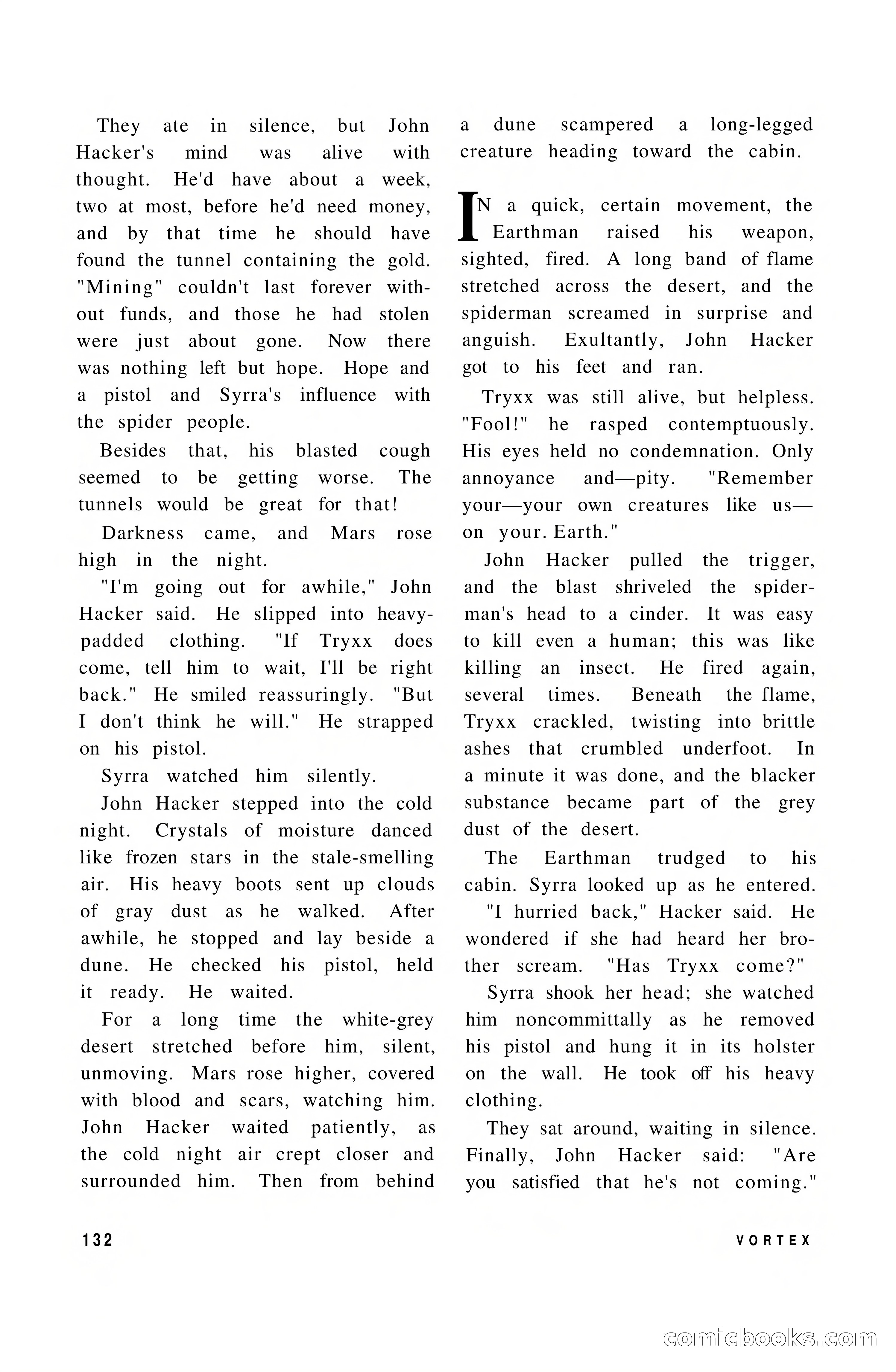 Vortex Science Fiction, Vol. 1, No. 1 — page 134 of 164