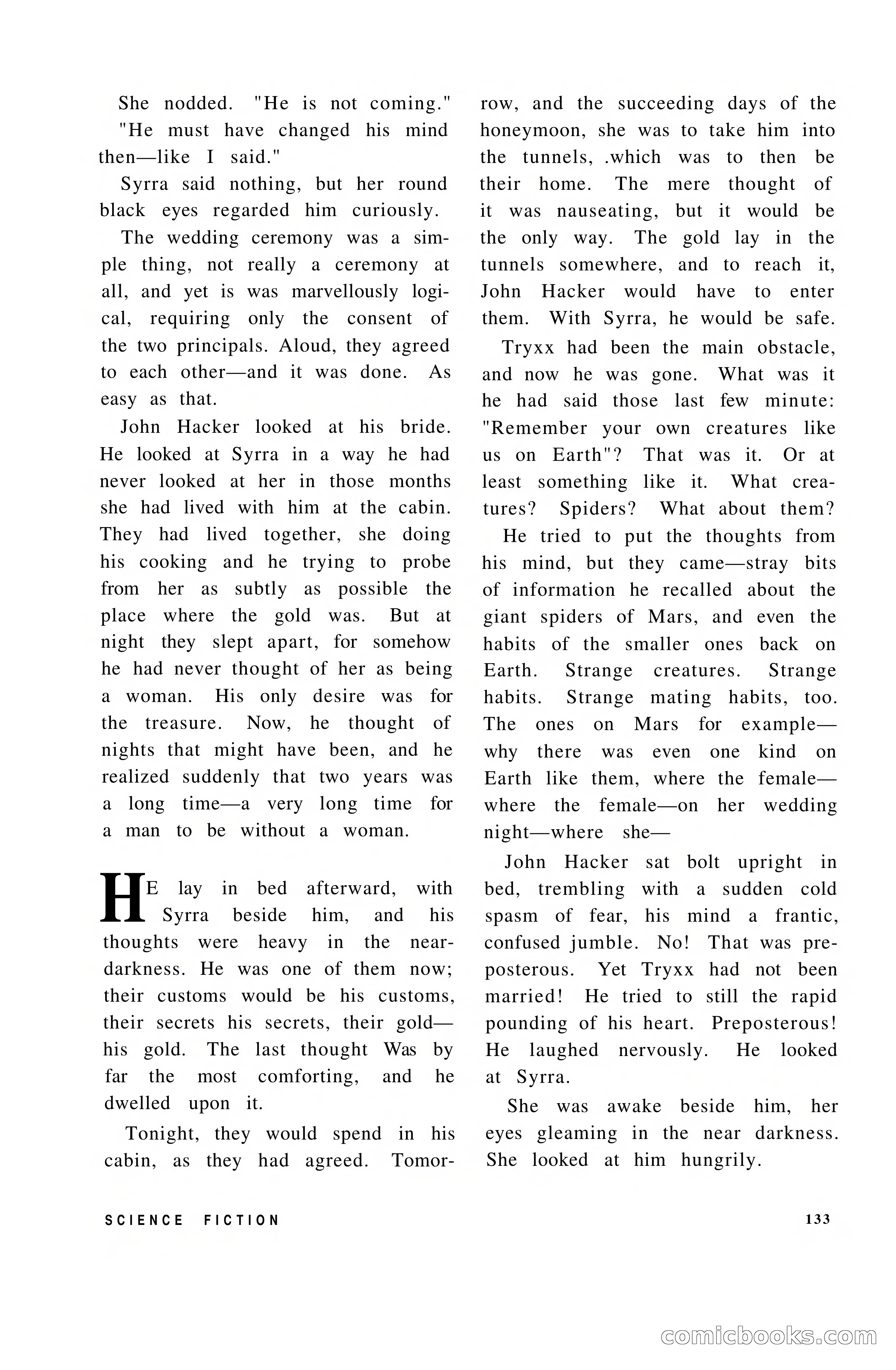 Vortex Science Fiction, Vol. 1, No. 1 — page 135 of 164