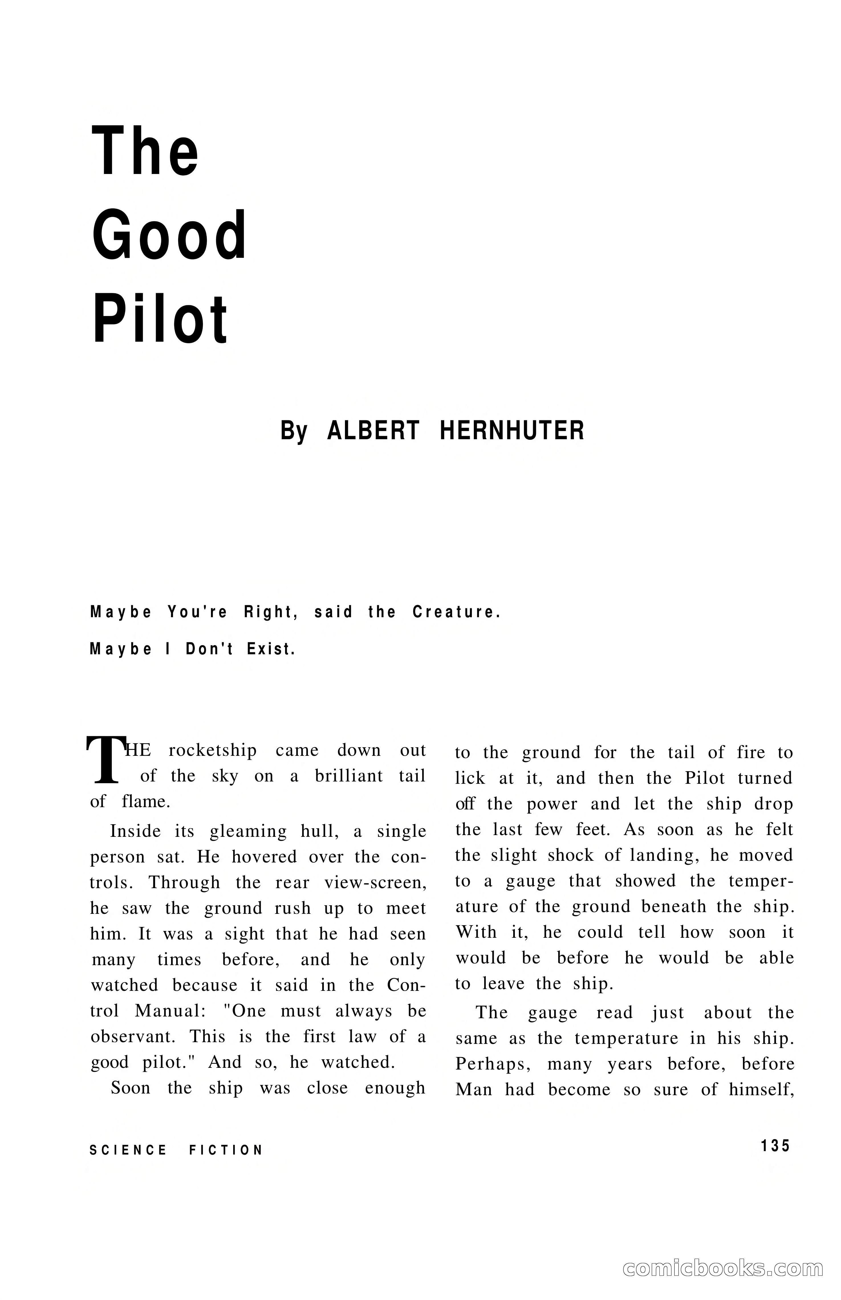 Vortex Science Fiction, Vol. 1, No. 1 — page 137 of 164