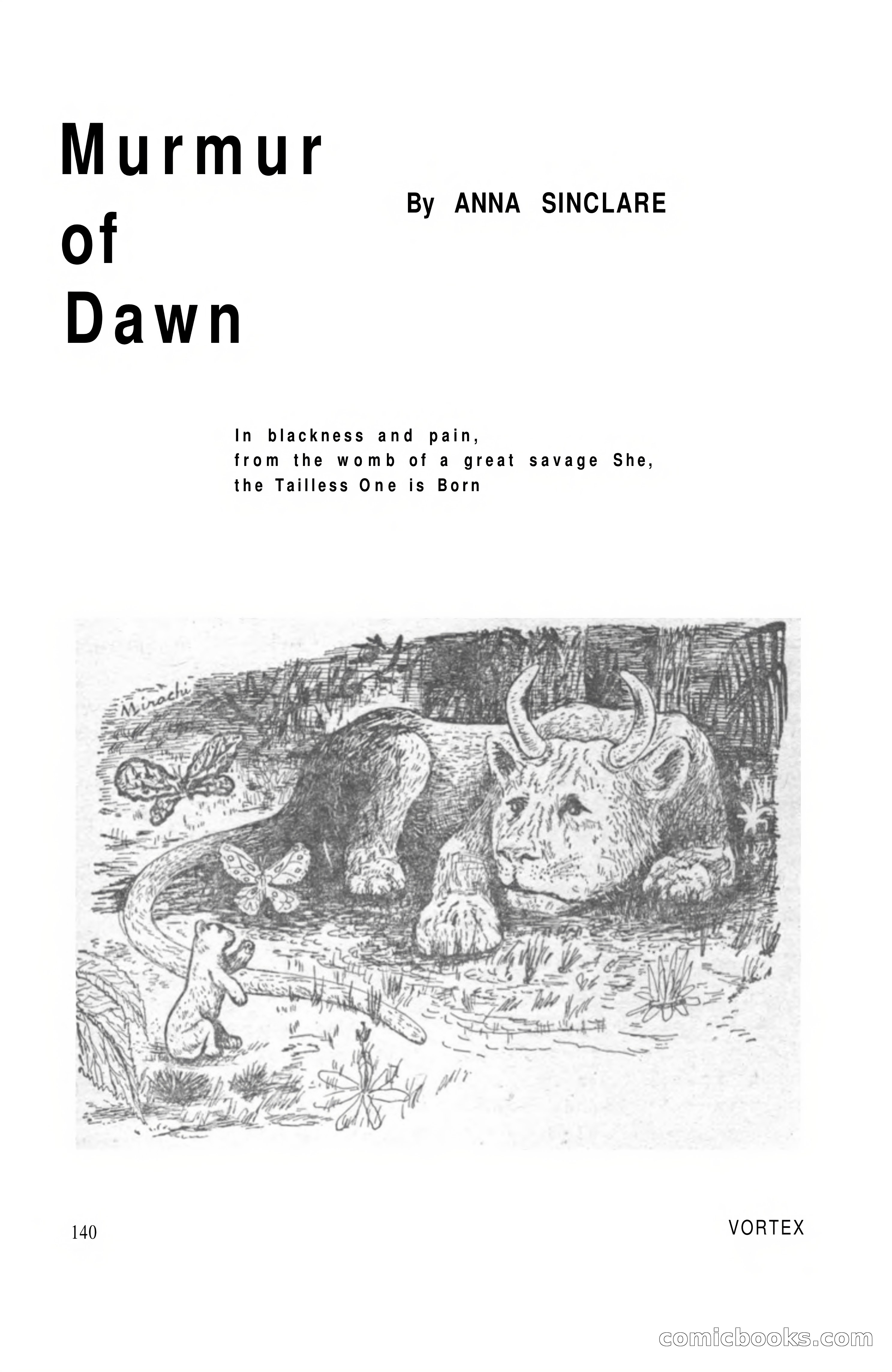 Vortex Science Fiction, Vol. 1, No. 1 — page 142 of 164