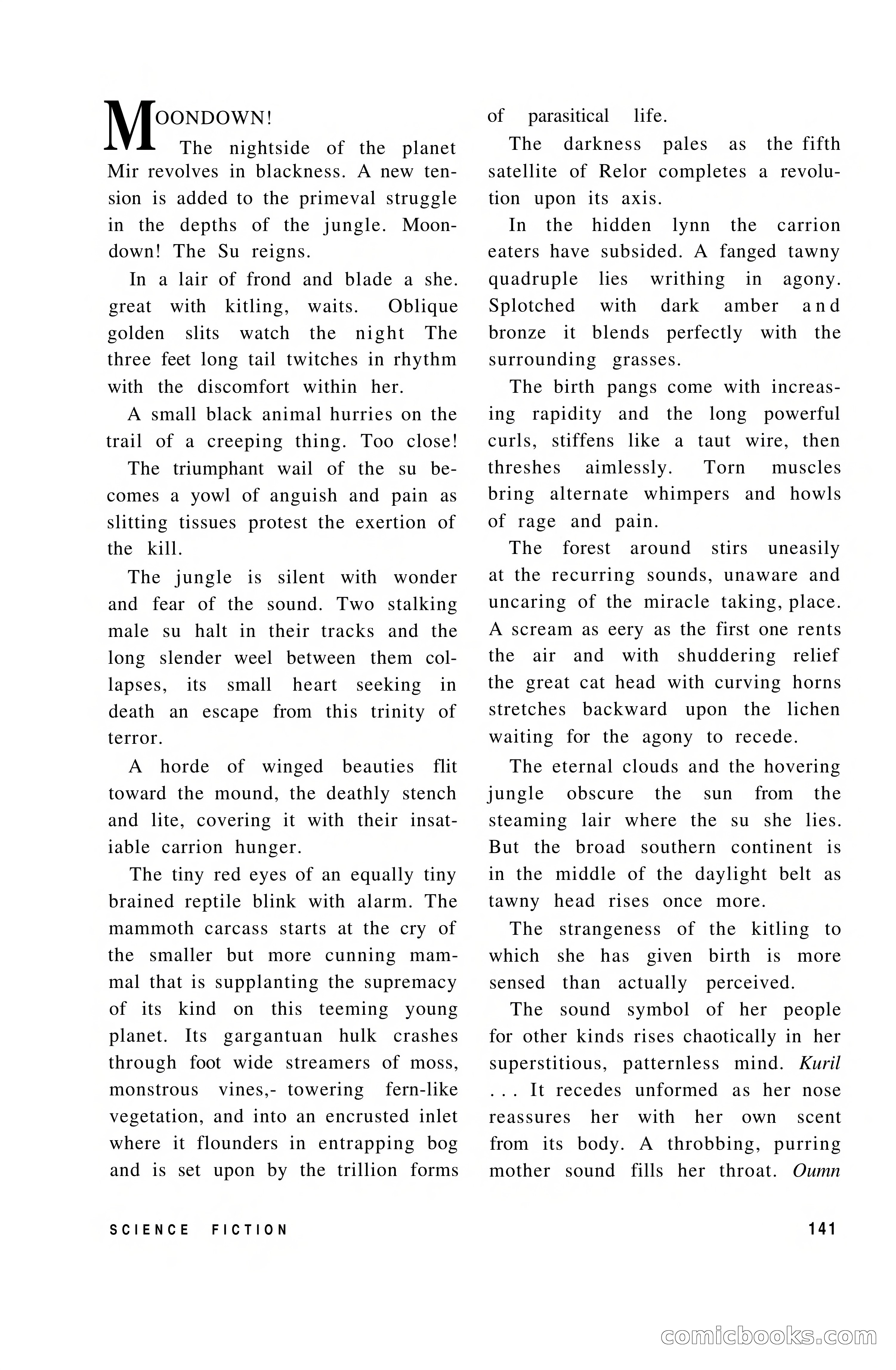 Vortex Science Fiction, Vol. 1, No. 1 — page 143 of 164