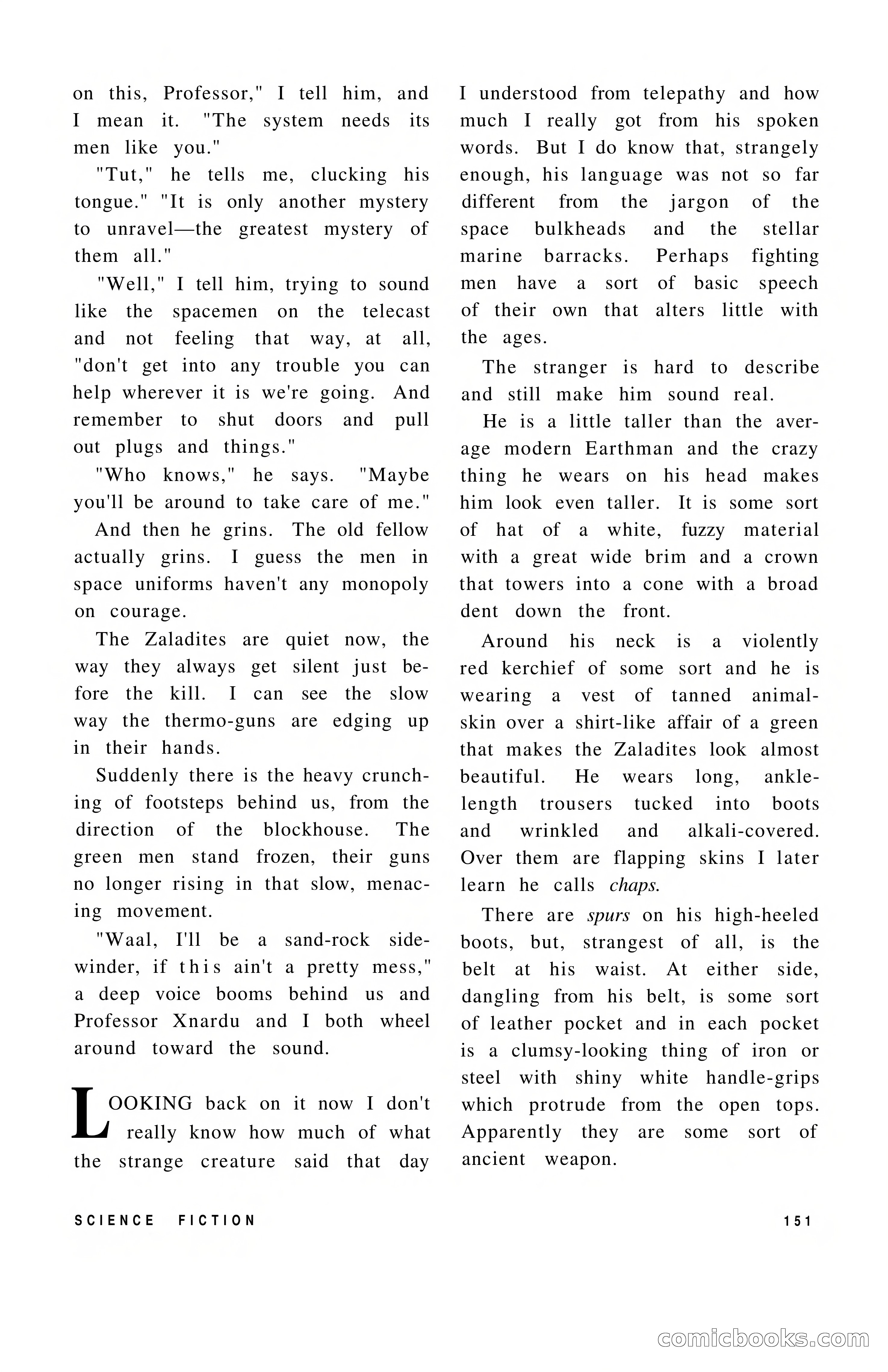 Vortex Science Fiction, Vol. 1, No. 1 — page 153 of 164