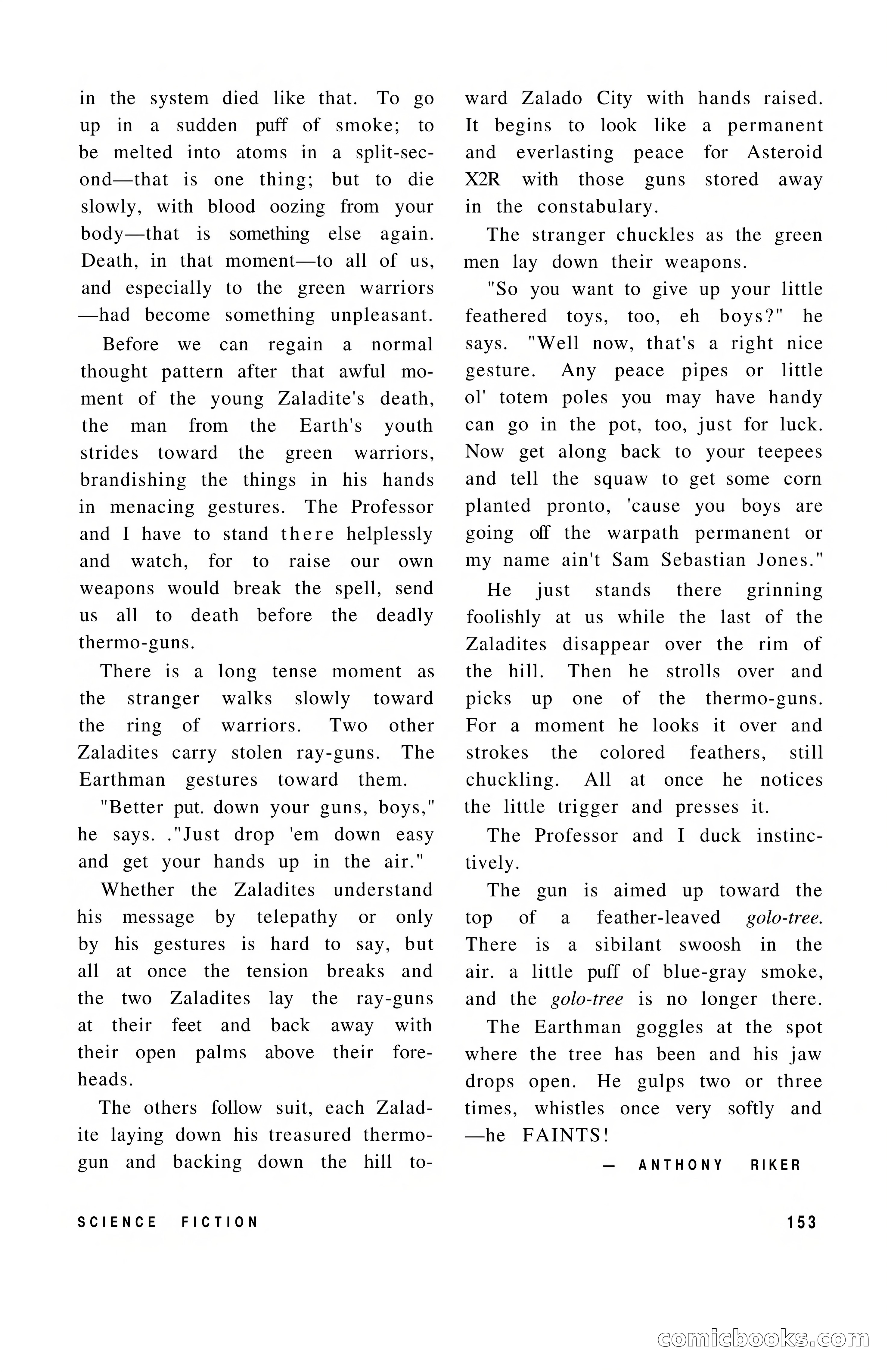 Vortex Science Fiction, Vol. 1, No. 1 — page 155 of 164