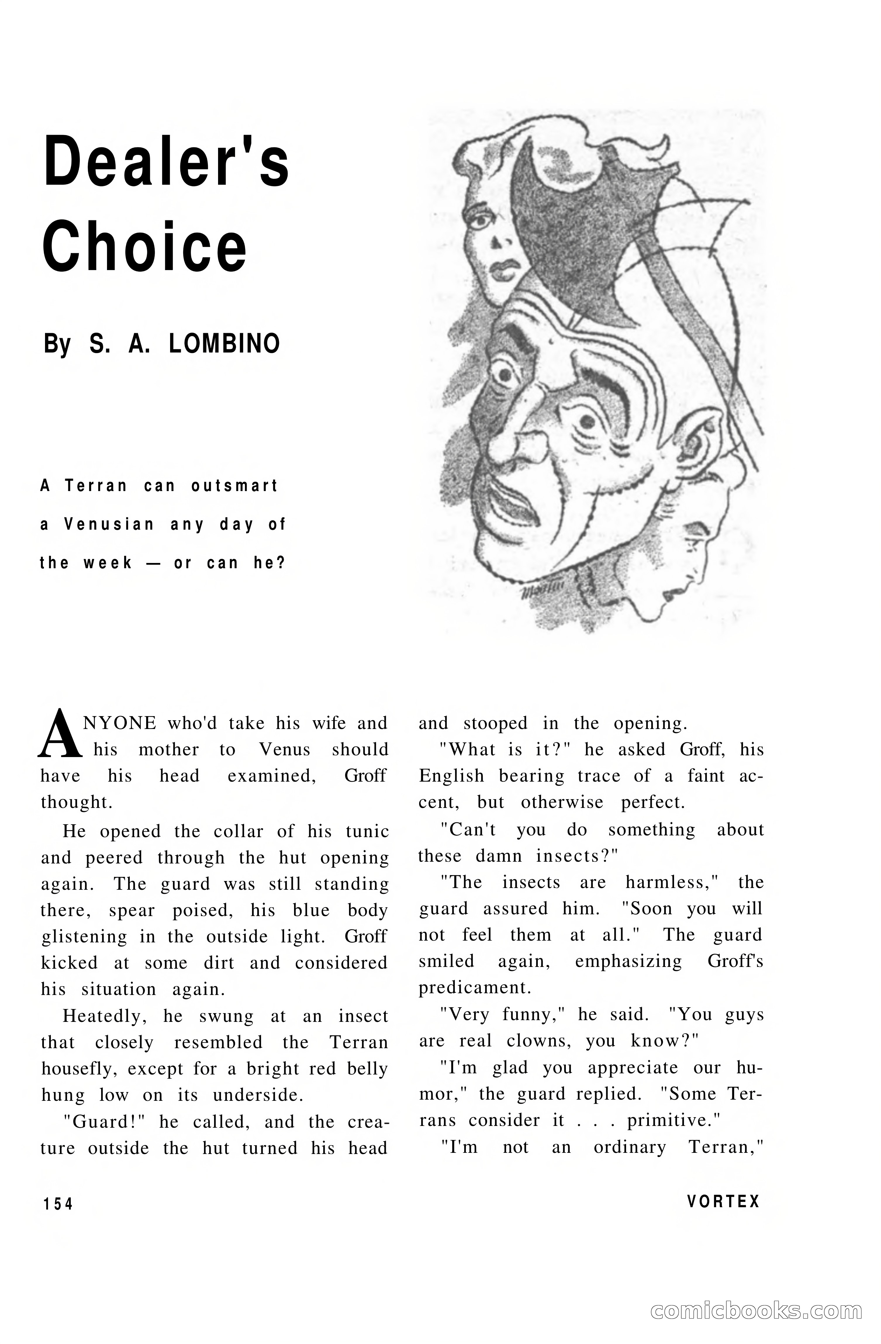Vortex Science Fiction, Vol. 1, No. 1 — page 156 of 164