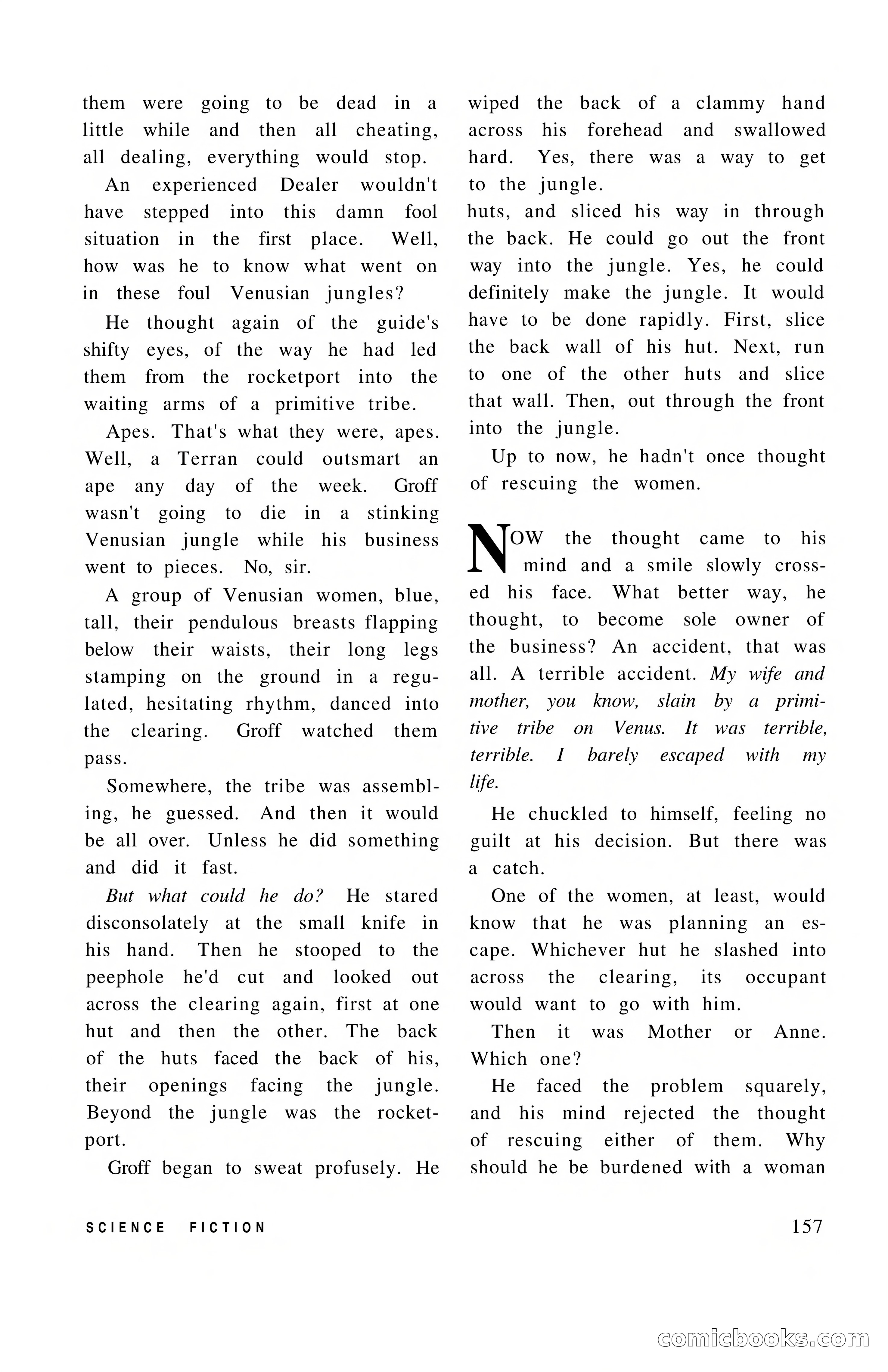 Vortex Science Fiction, Vol. 1, No. 1 — page 159 of 164