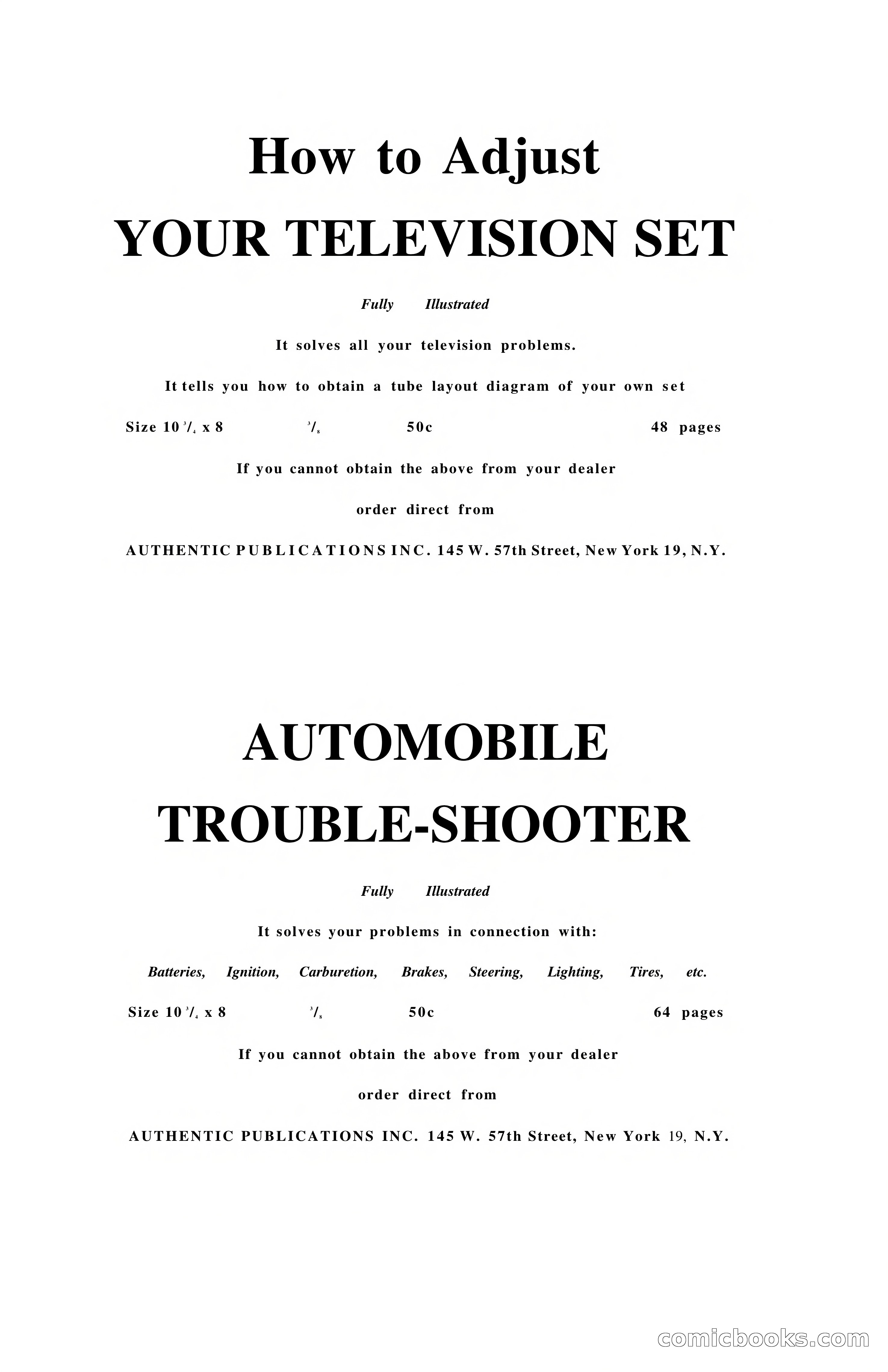Vortex Science Fiction, Vol. 1, No. 1 — page 163 of 164