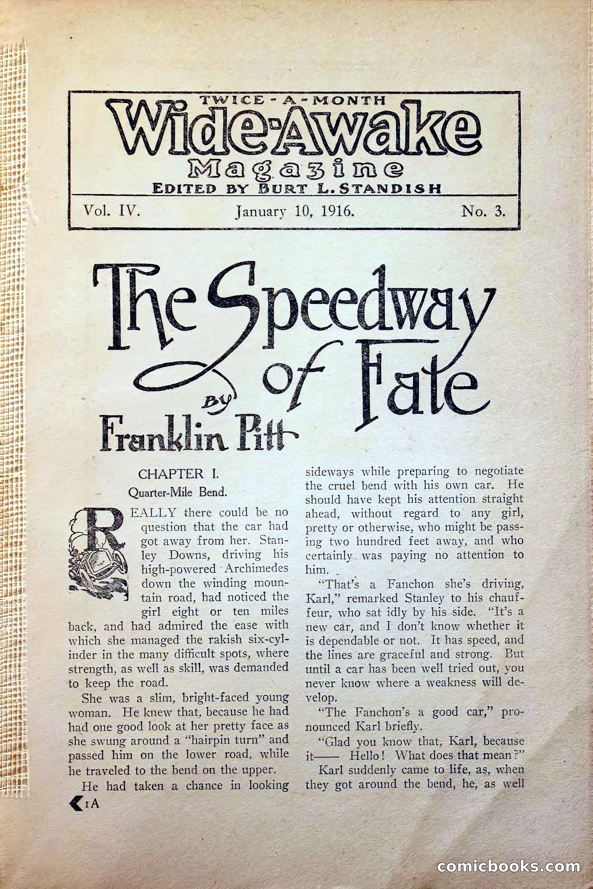 Wide-Awake Magazine, January 10, 1916 — page 3 of 132