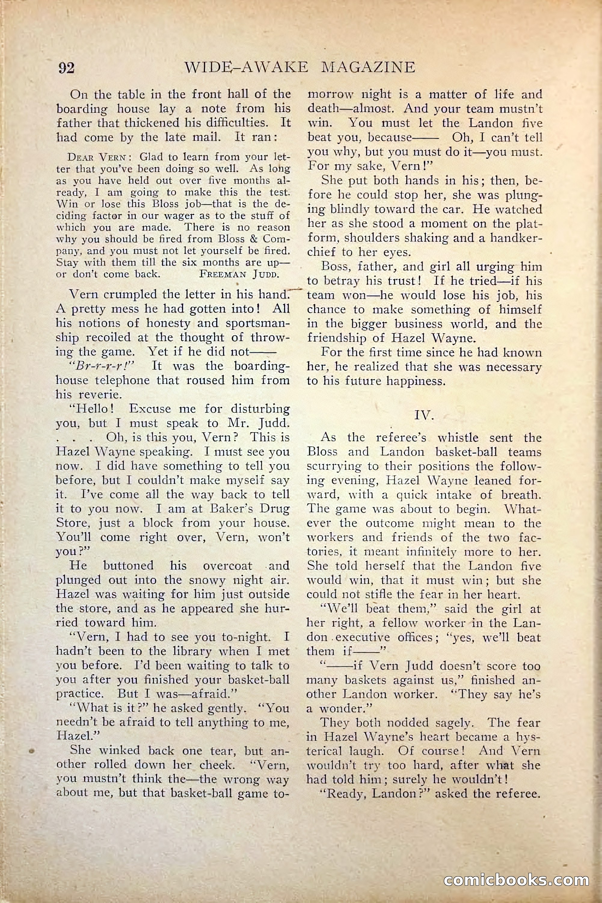 Wide-Awake Magazine, January 10, 1916 — page 94 of 132