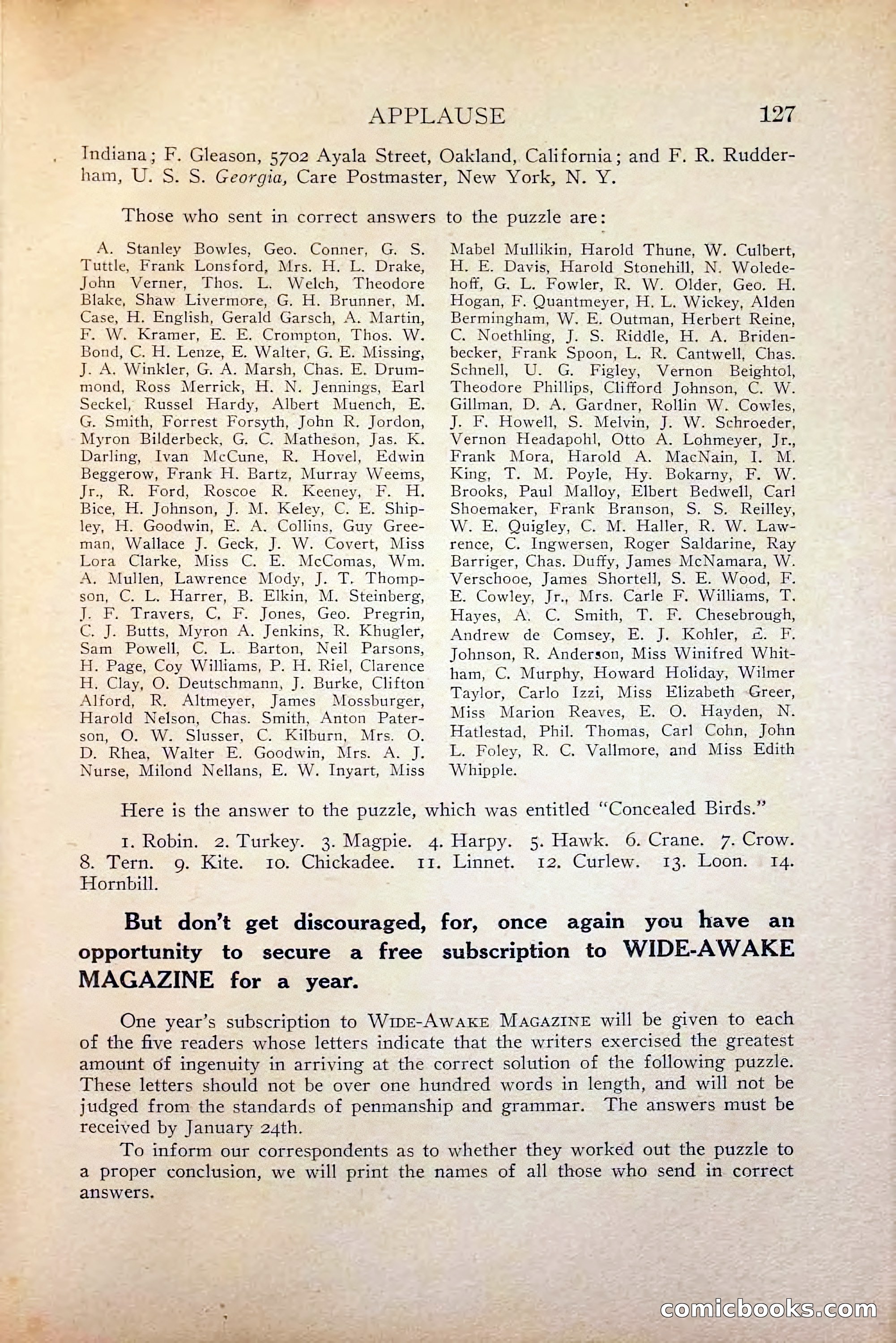 Wide-Awake Magazine, January 10, 1916 — page 129 of 132