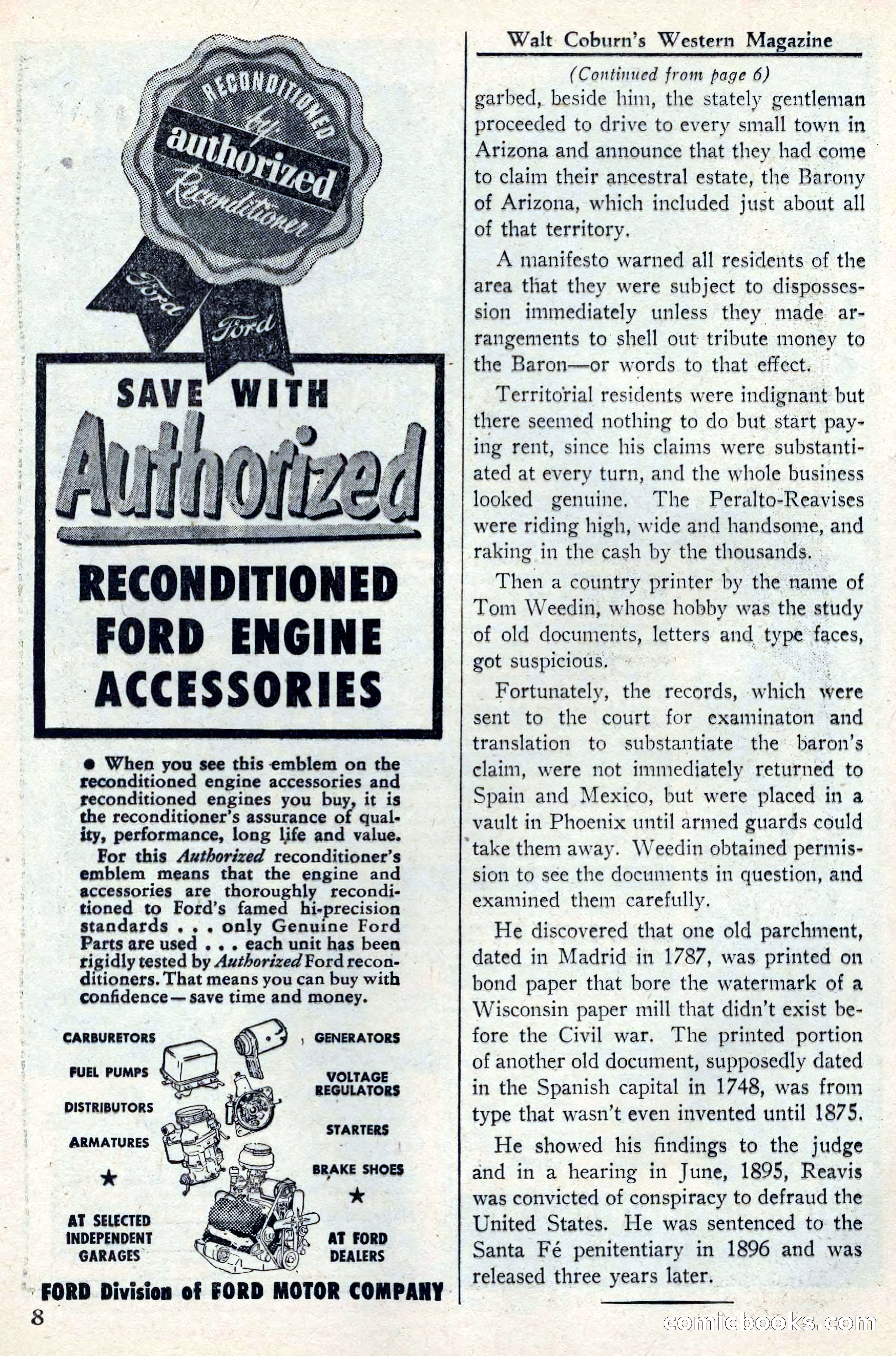 Walt Coburn's Western Magazine, June 1950 — page 8 of 132