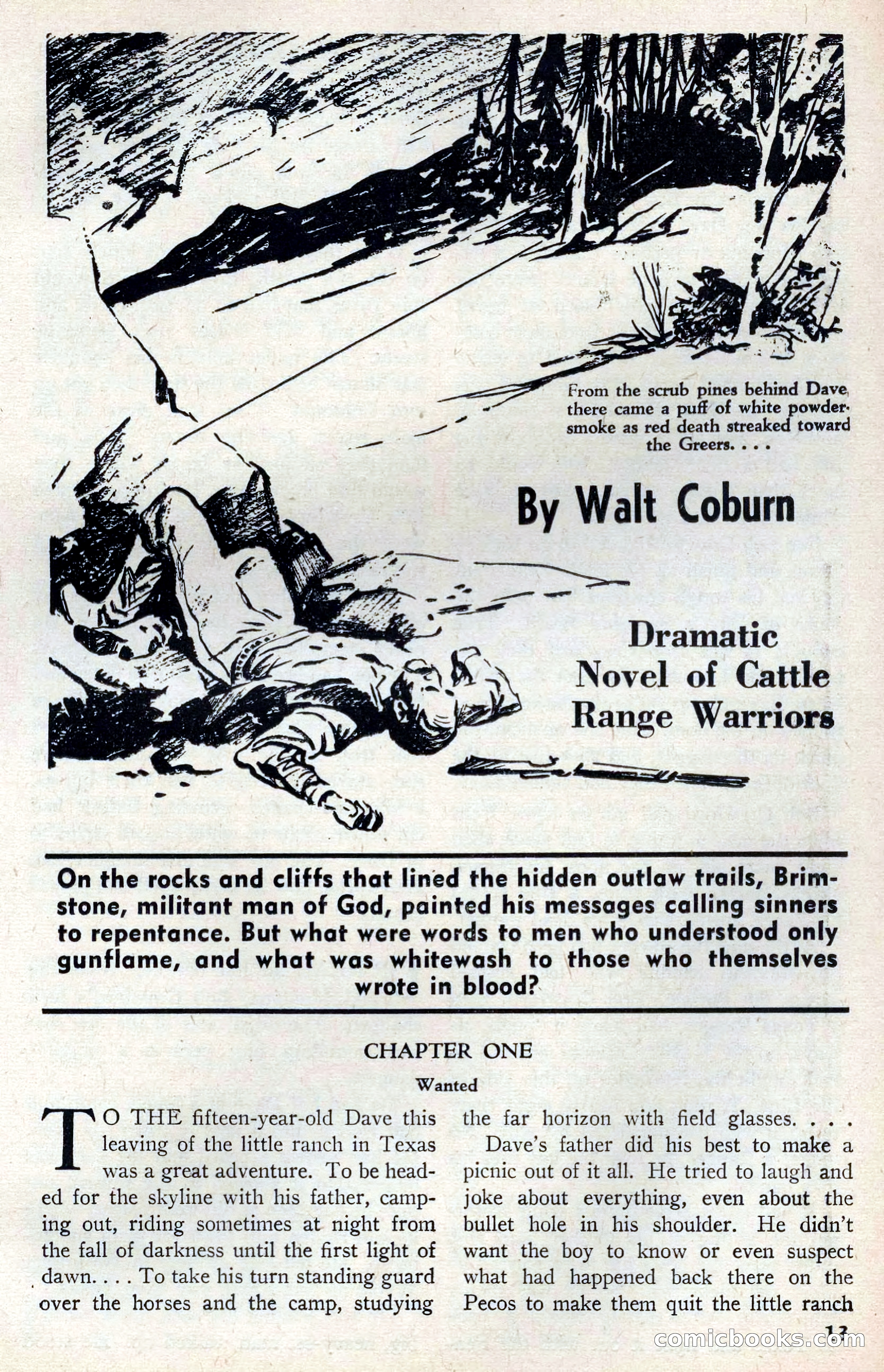 Walt Coburn's Western Magazine, June 1950 — page 13 of 132