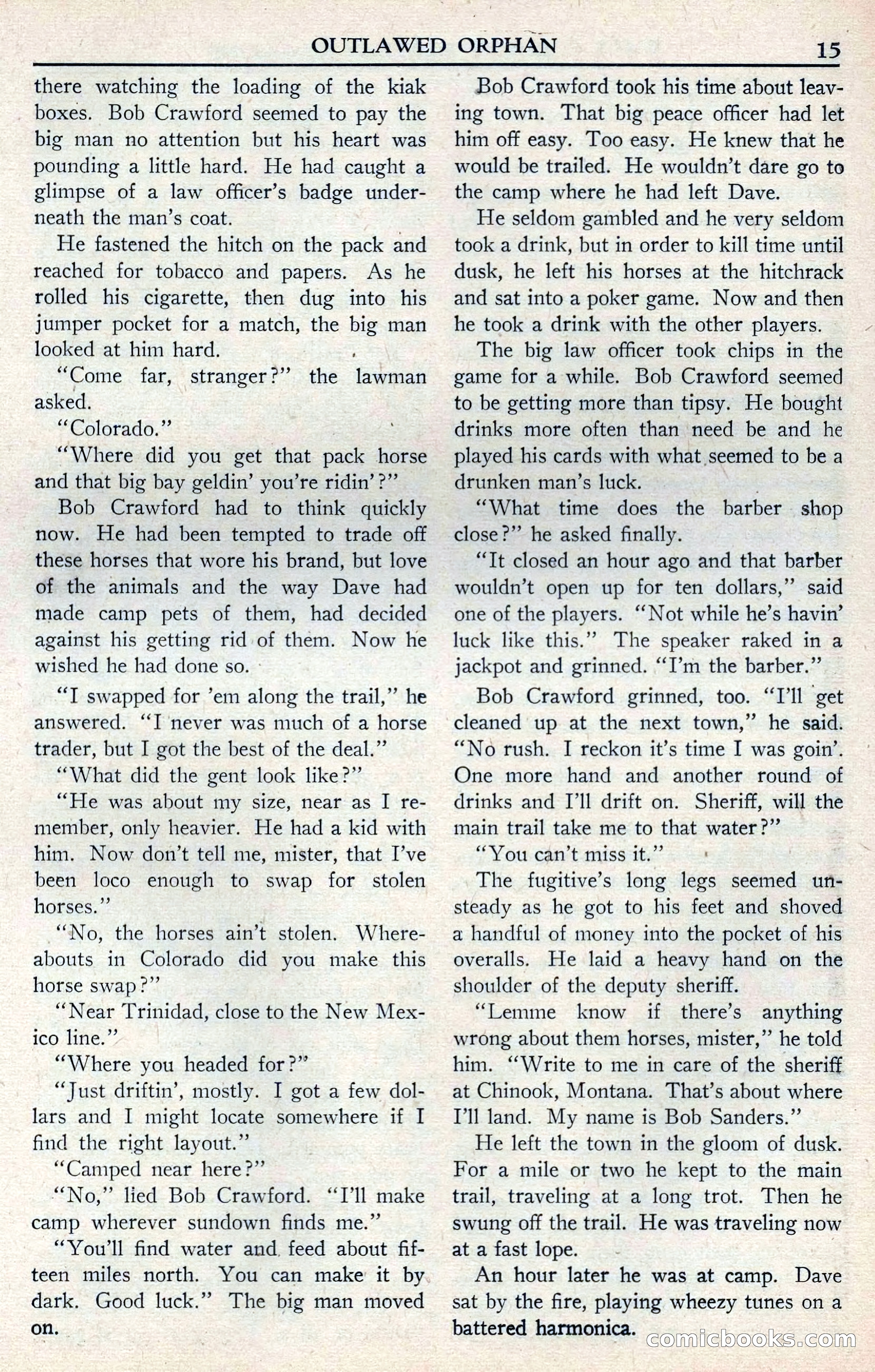 Walt Coburn's Western Magazine, June 1950 — page 15 of 132