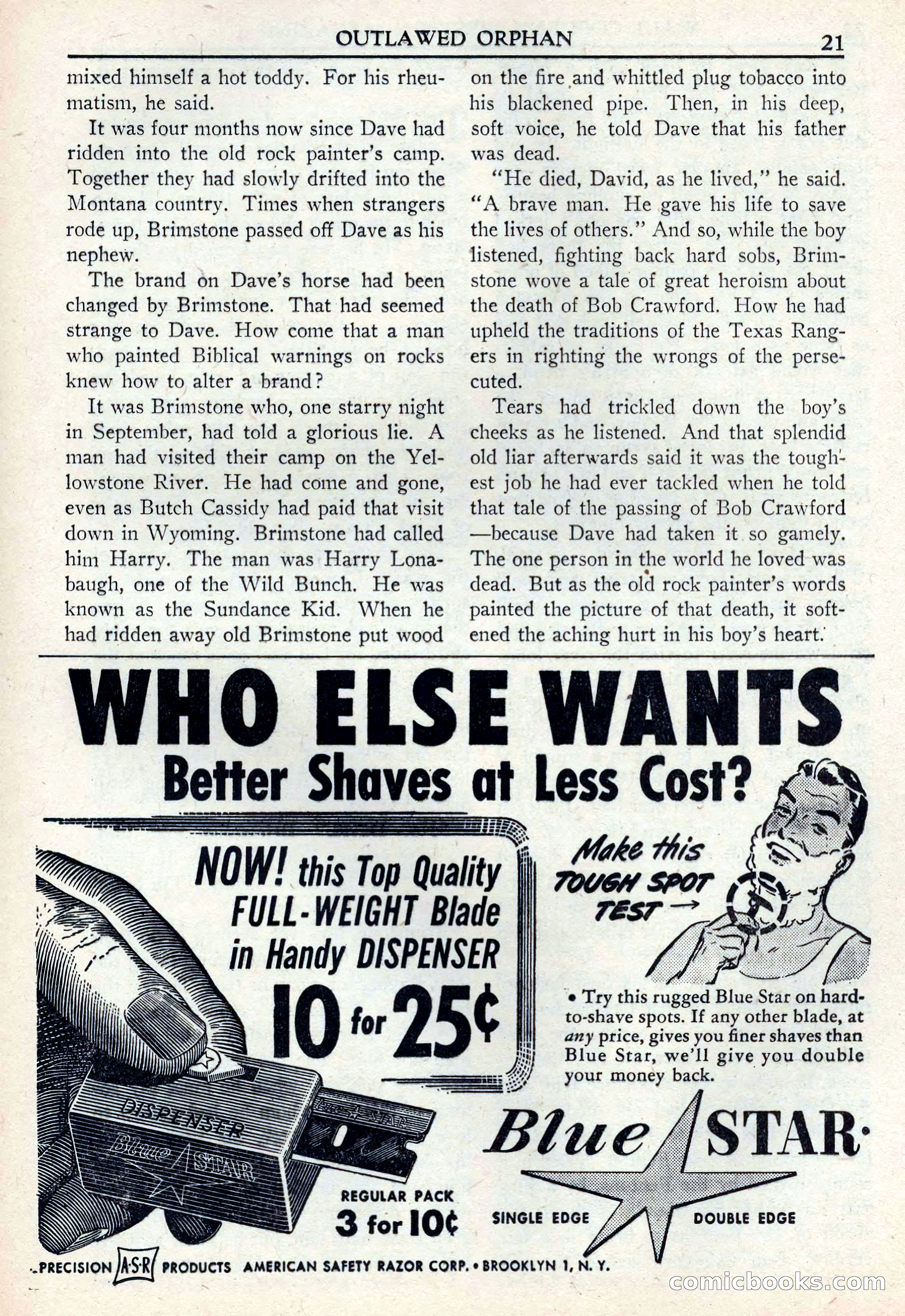 Walt Coburn's Western Magazine, June 1950 — page 21 of 132