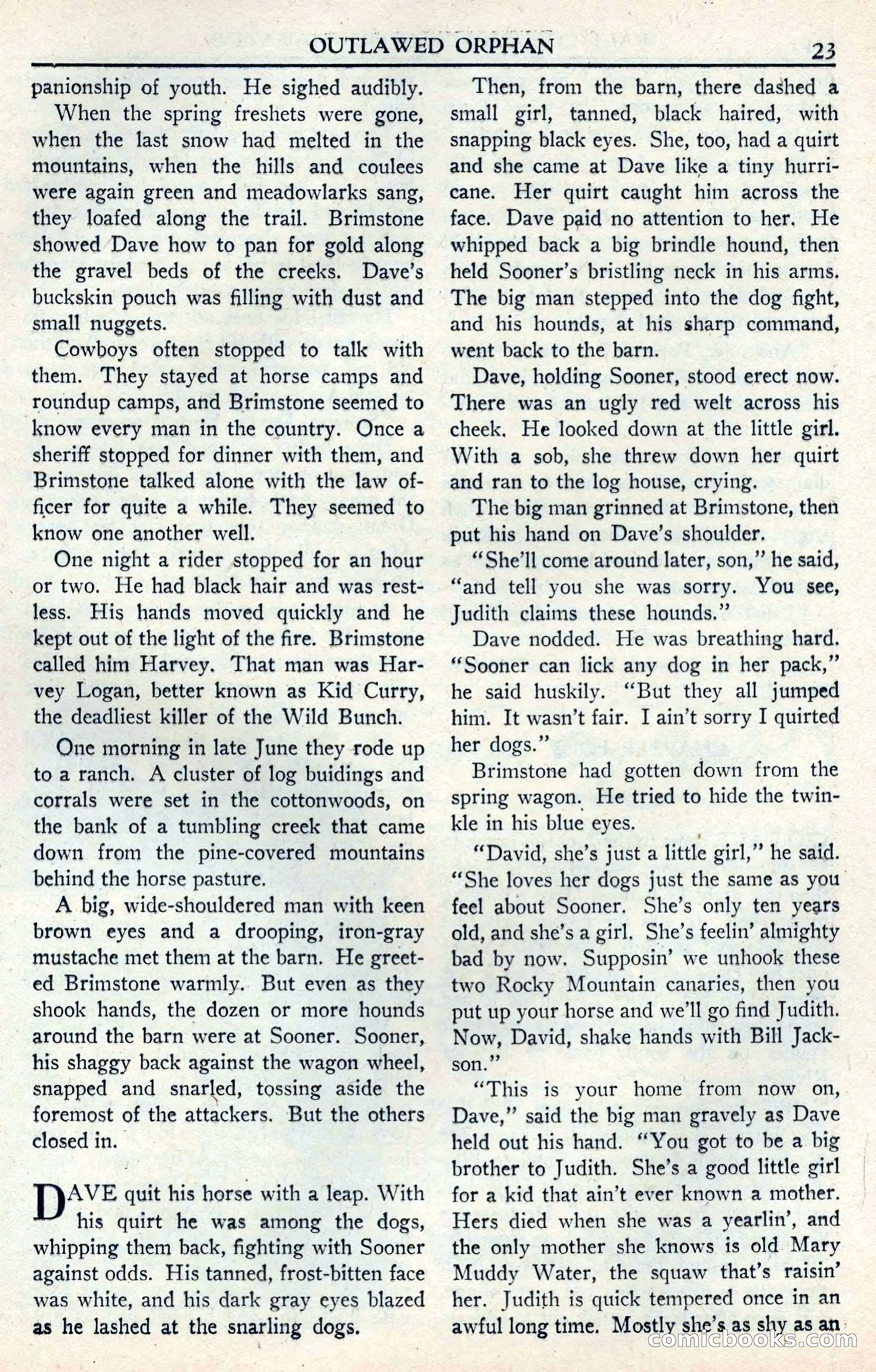 Walt Coburn's Western Magazine, June 1950 — page 23 of 132