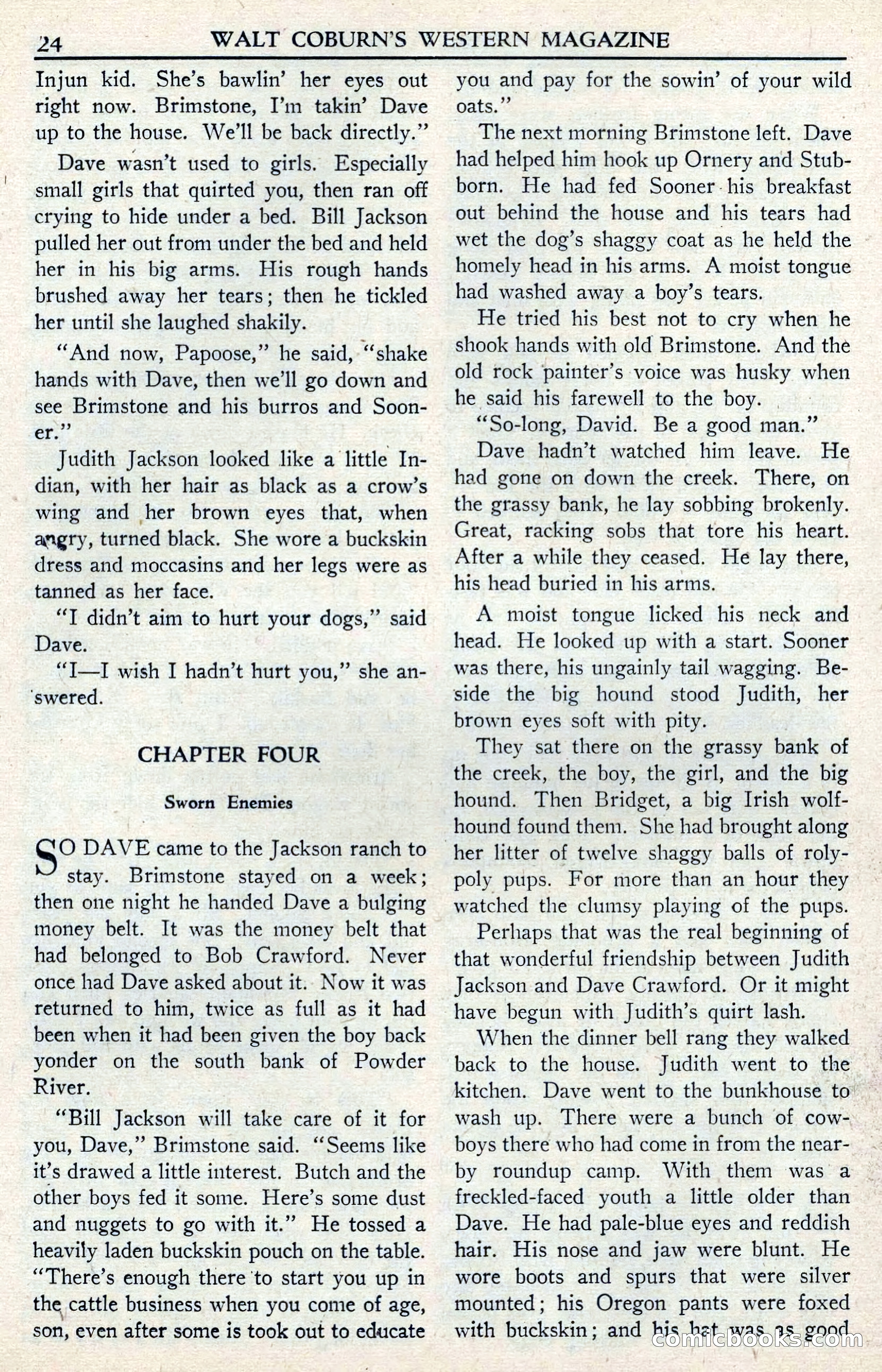 Walt Coburn's Western Magazine, June 1950 — page 24 of 132