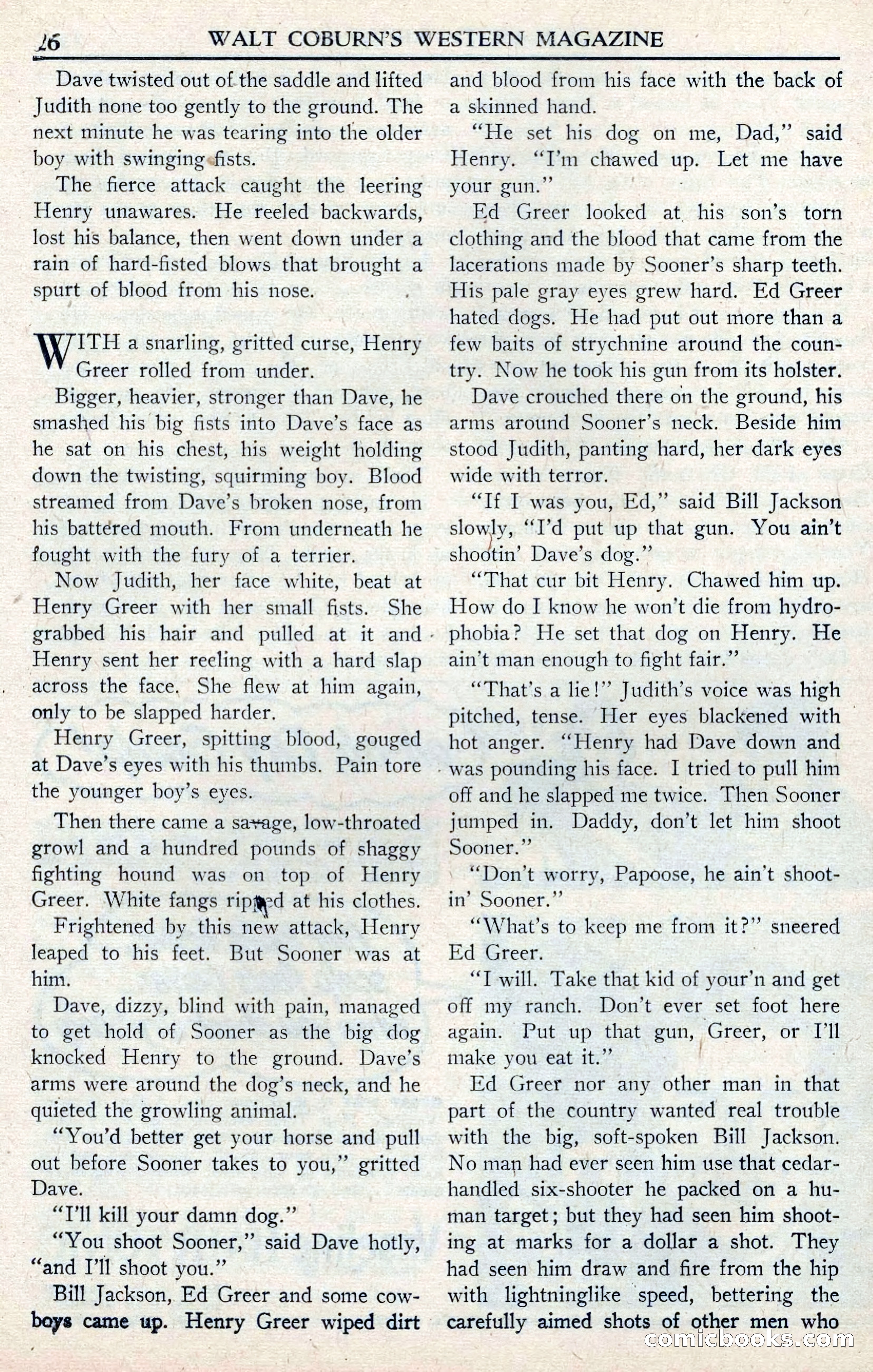 Walt Coburn's Western Magazine, June 1950 — page 26 of 132