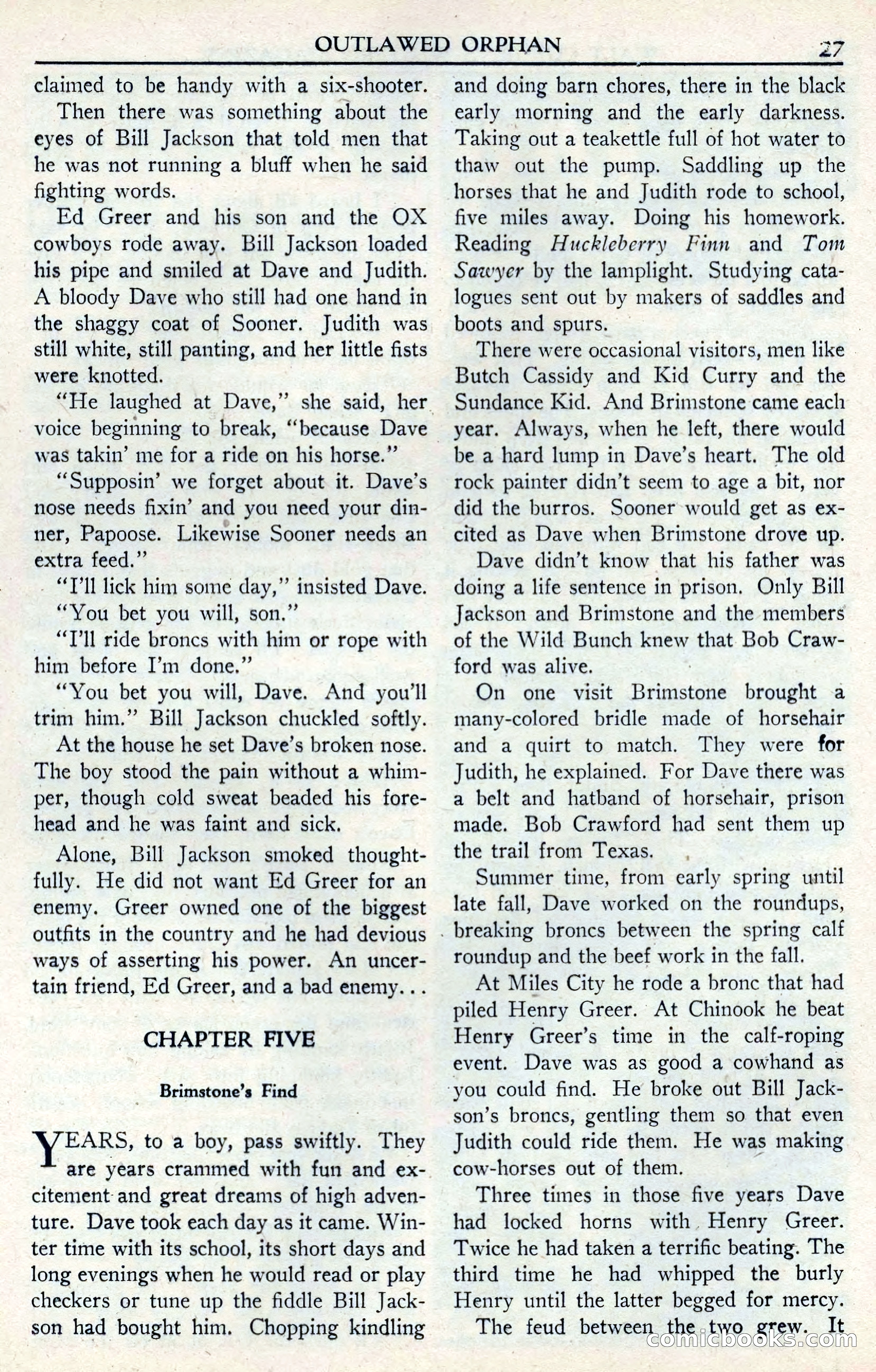 Walt Coburn's Western Magazine, June 1950 — page 27 of 132
