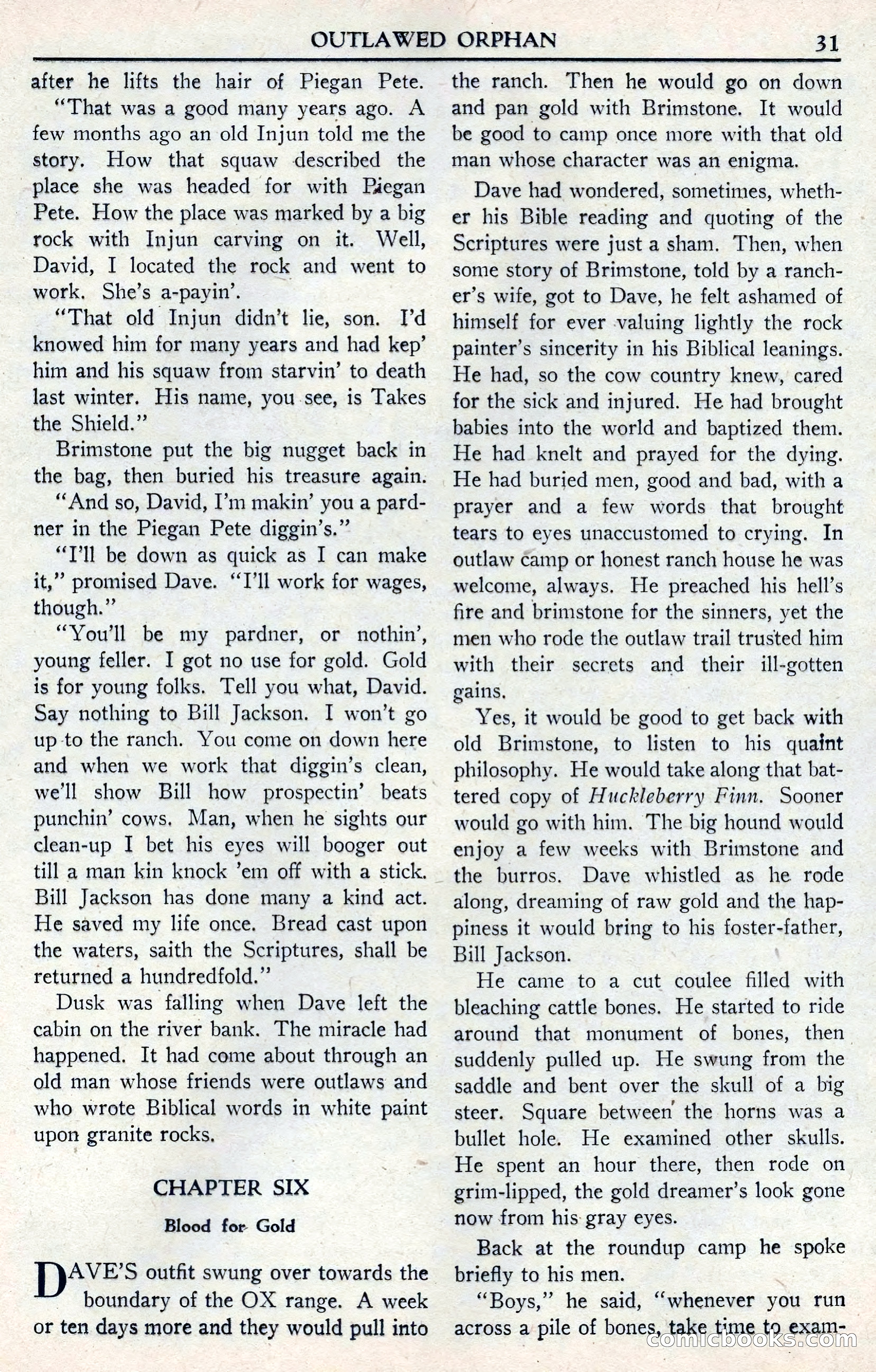 Walt Coburn's Western Magazine, June 1950 — page 31 of 132