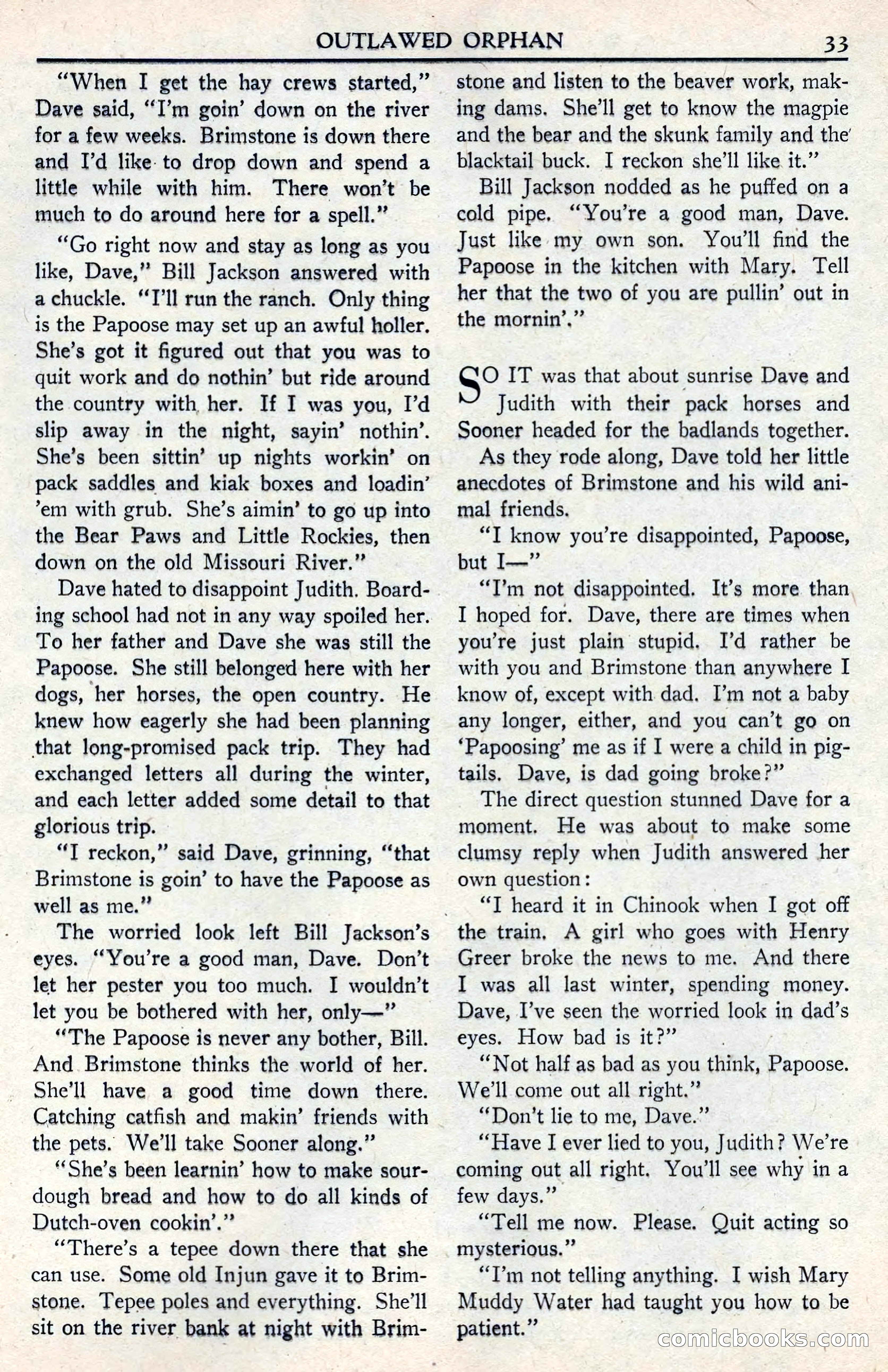 Walt Coburn's Western Magazine, June 1950 — page 33 of 132