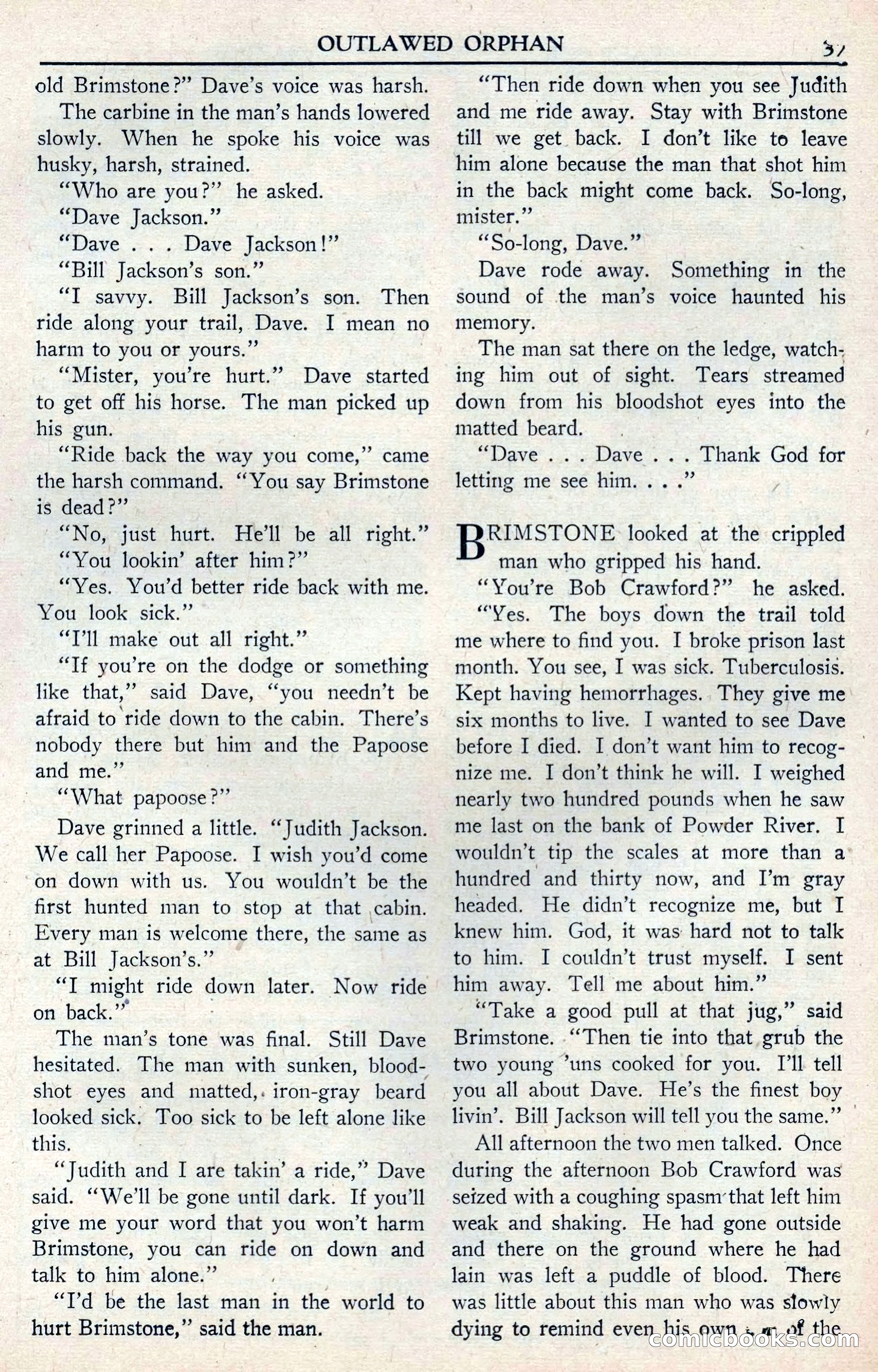 Walt Coburn's Western Magazine, June 1950 — page 37 of 132