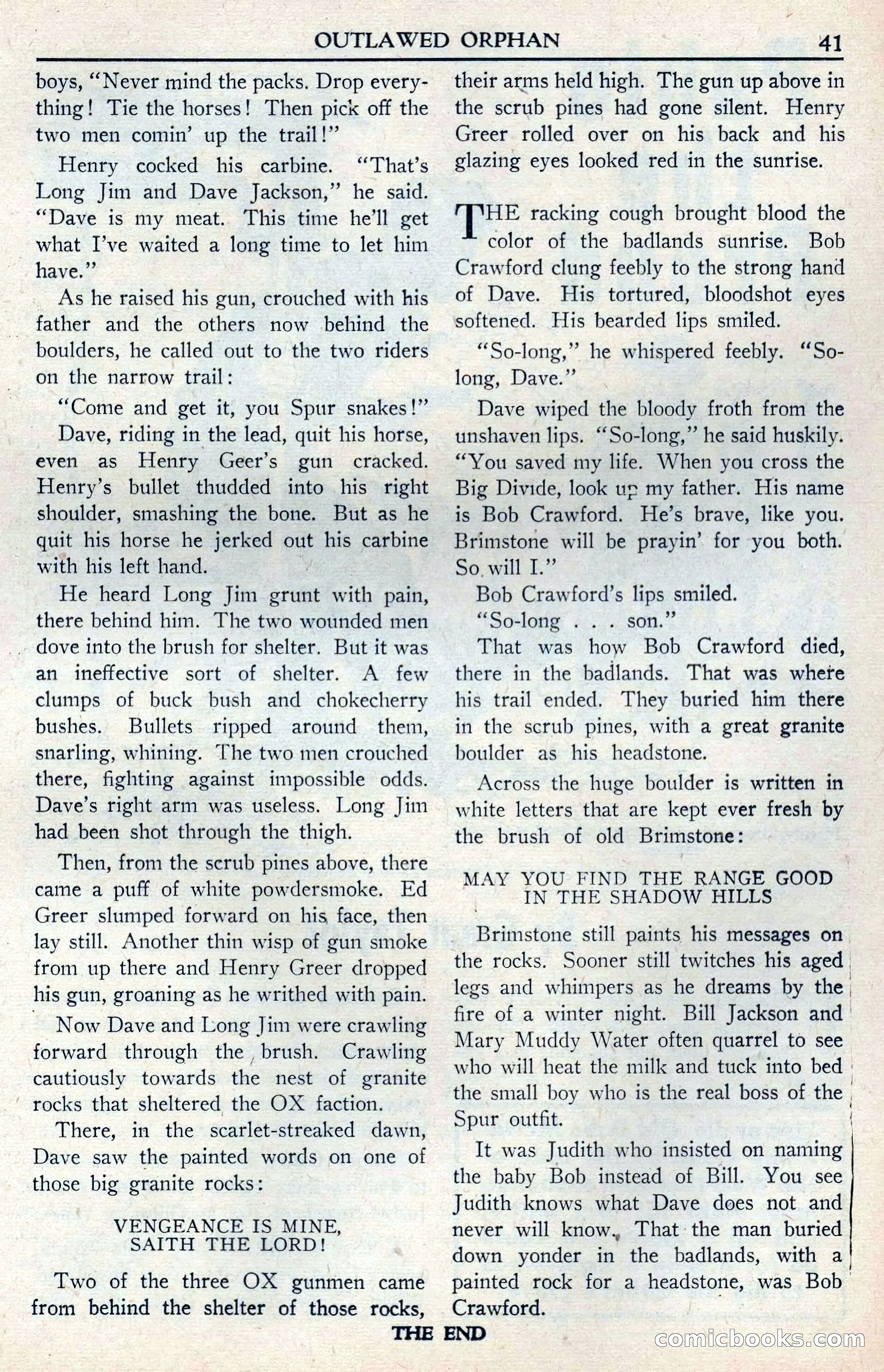 Walt Coburn's Western Magazine, June 1950 — page 41 of 132