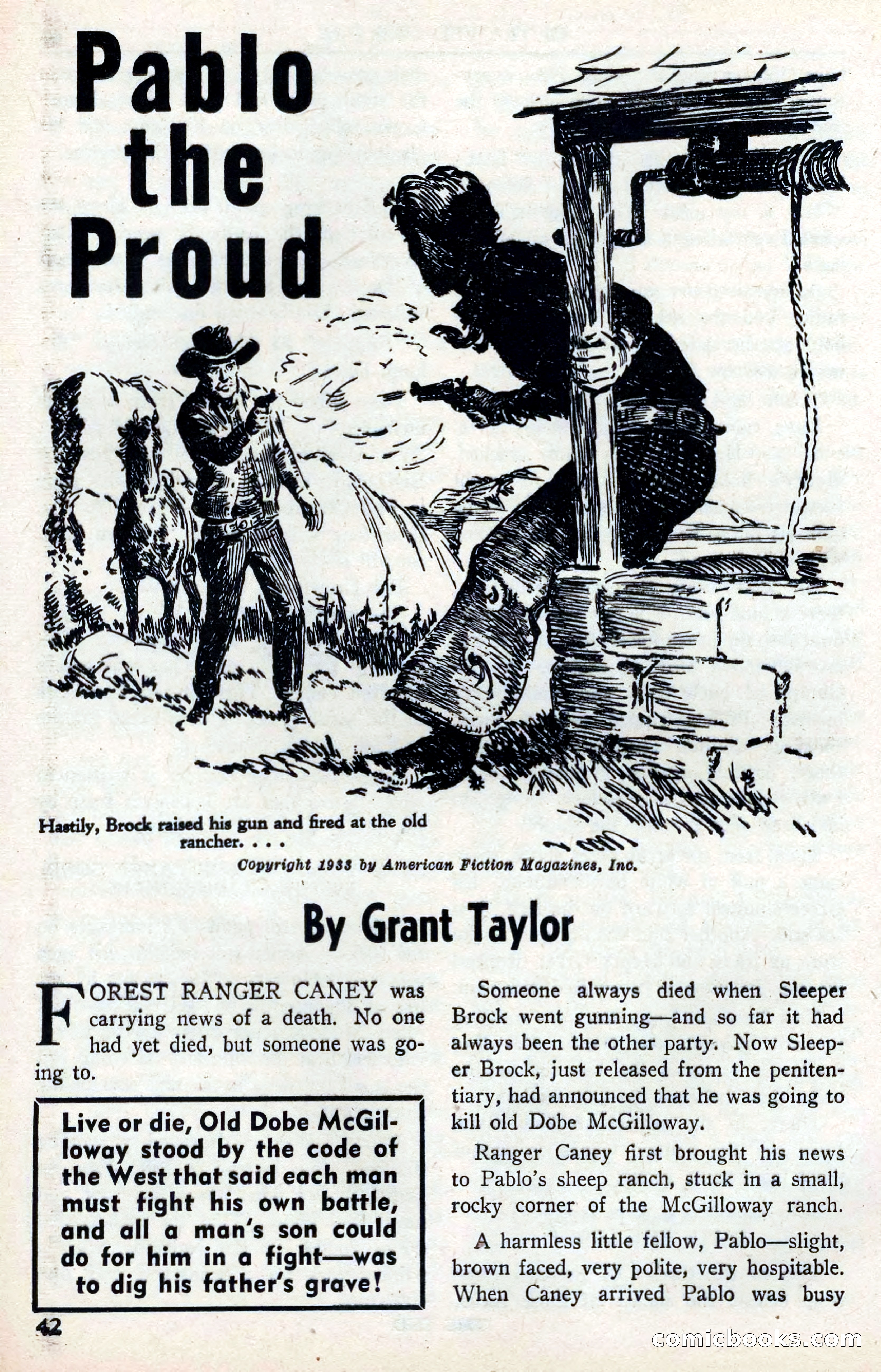 Walt Coburn's Western Magazine, June 1950 — page 42 of 132
