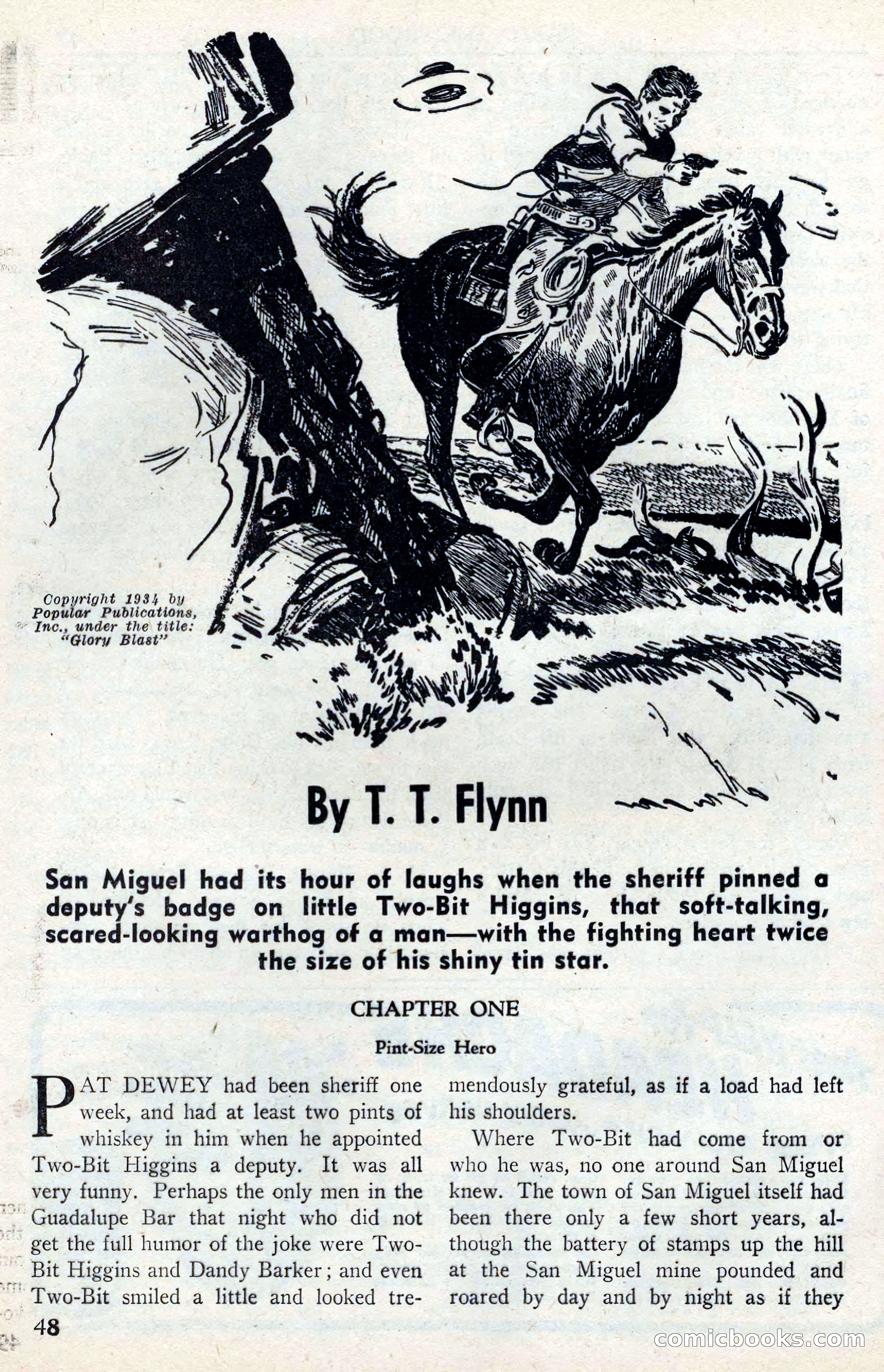 Walt Coburn's Western Magazine, June 1950 — page 48 of 132