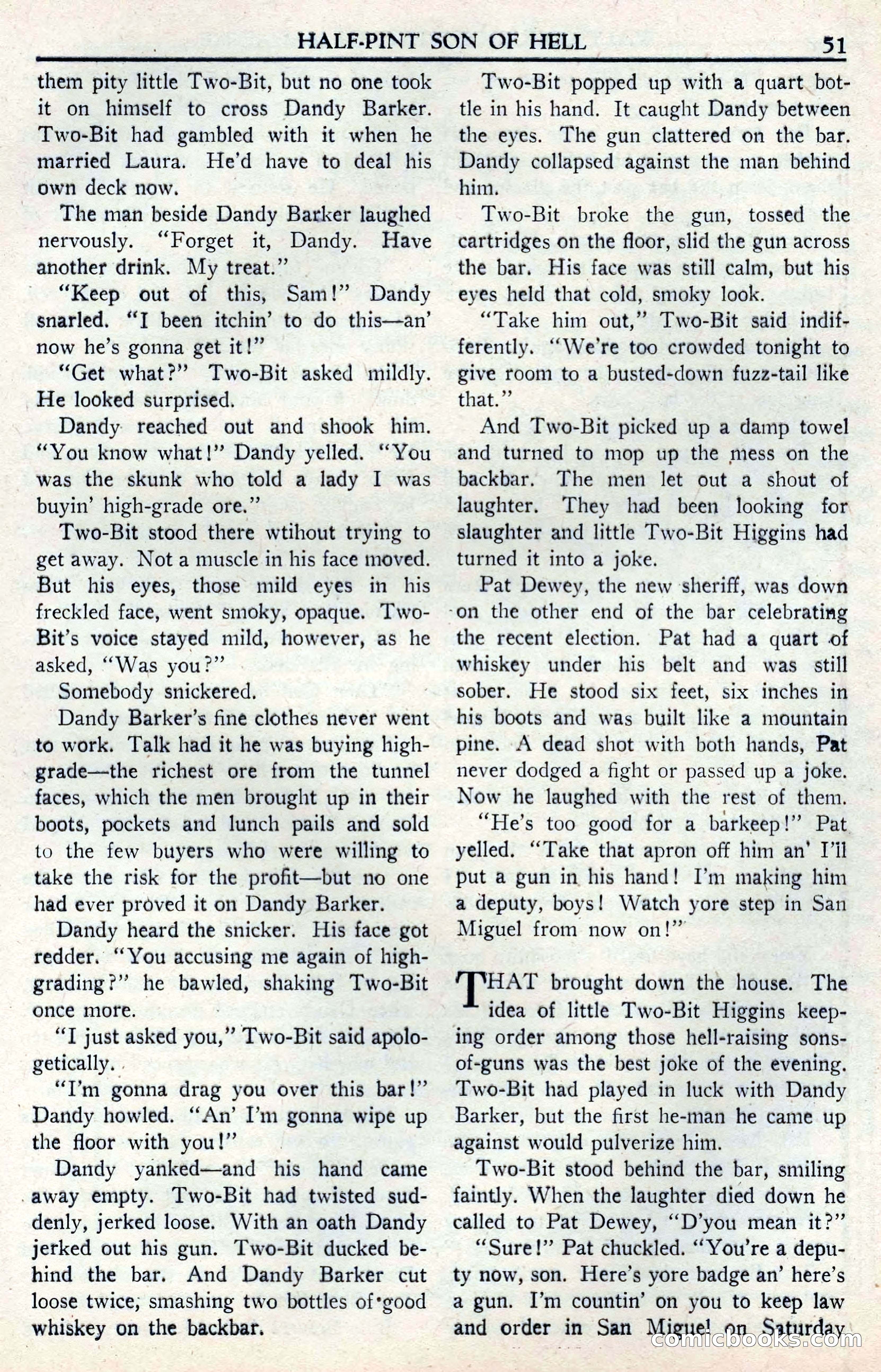 Walt Coburn's Western Magazine, June 1950 — page 51 of 132