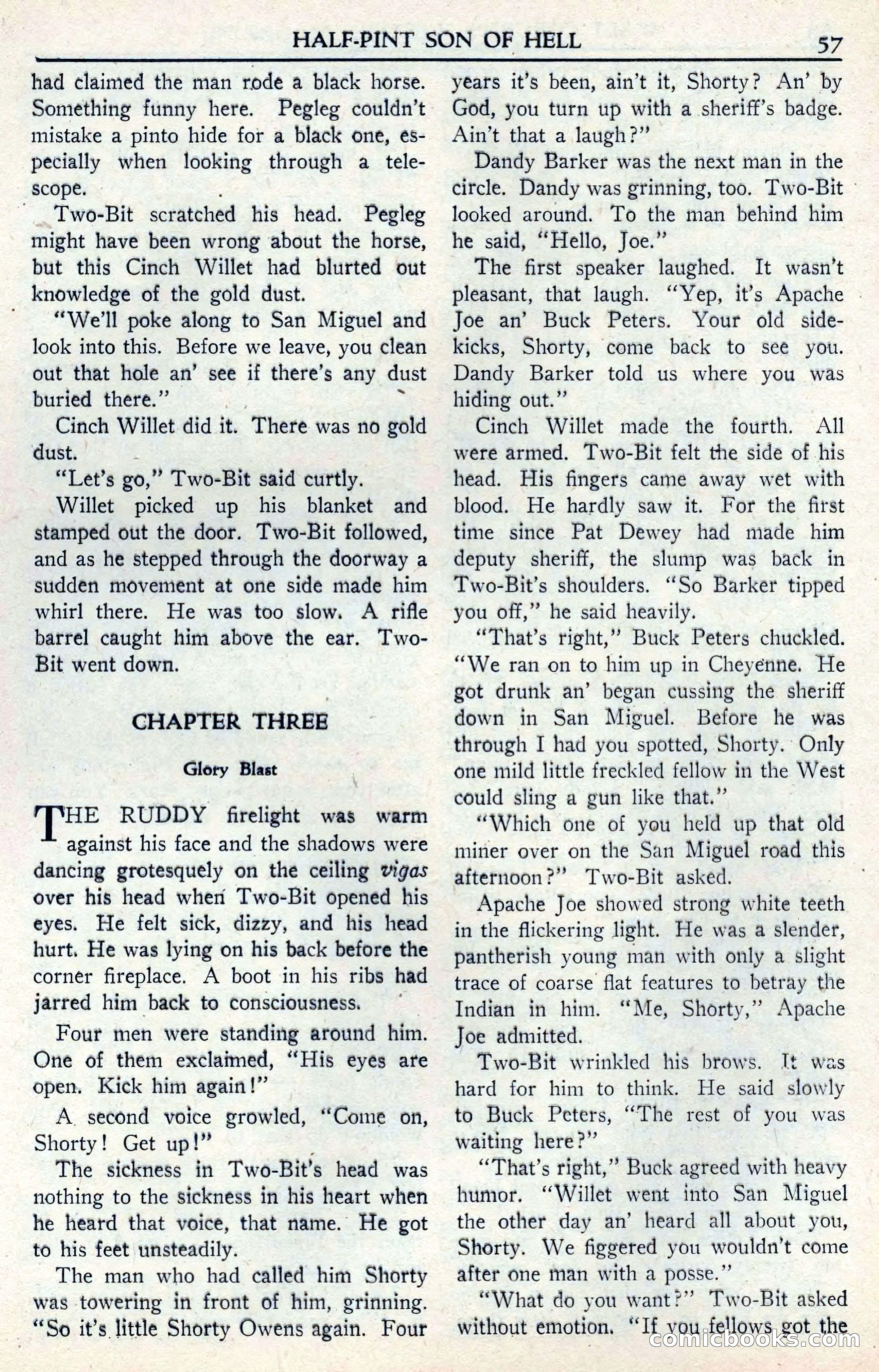 Walt Coburn's Western Magazine, June 1950 — page 57 of 132