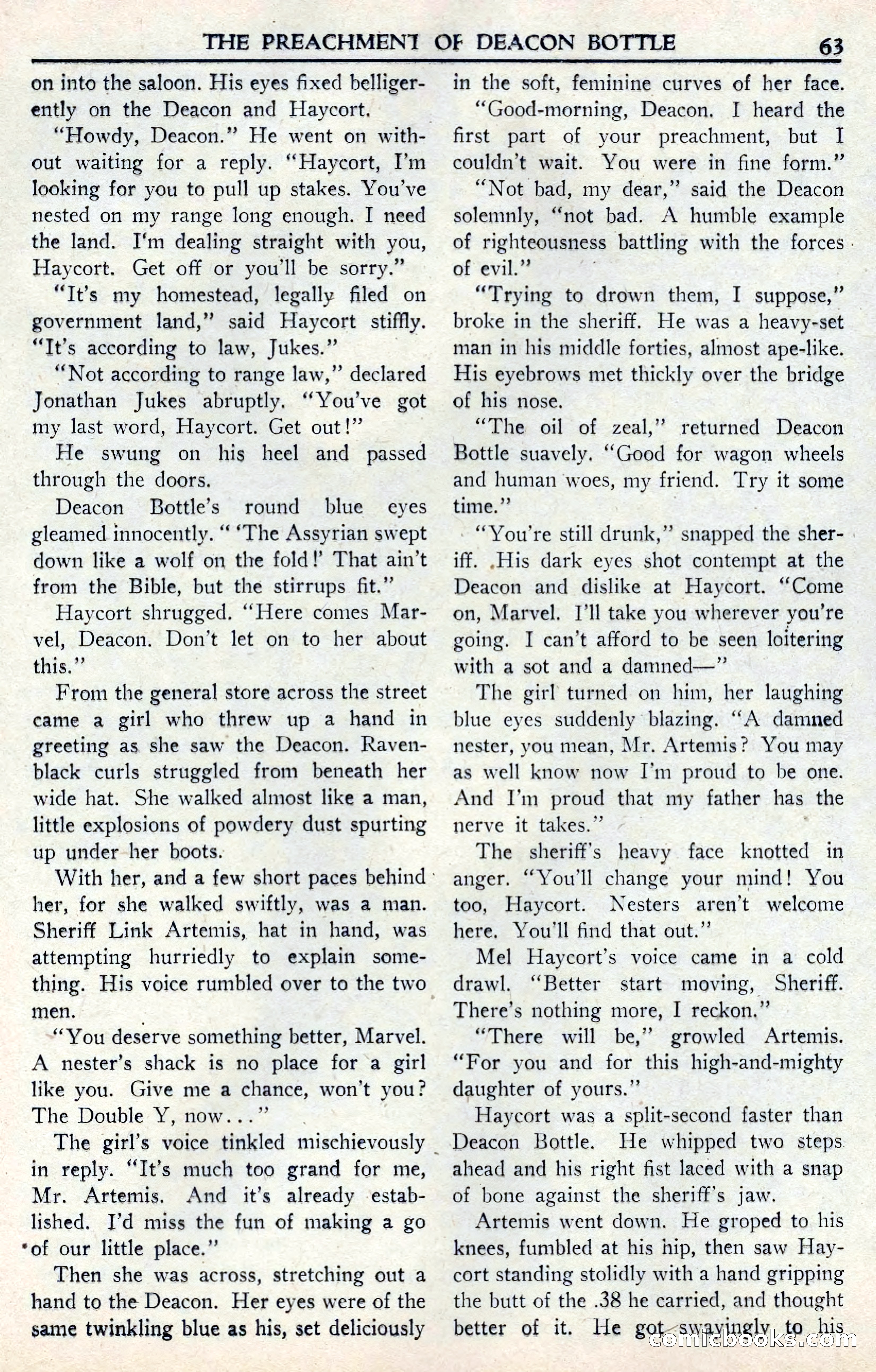 Walt Coburn's Western Magazine, June 1950 — page 63 of 132