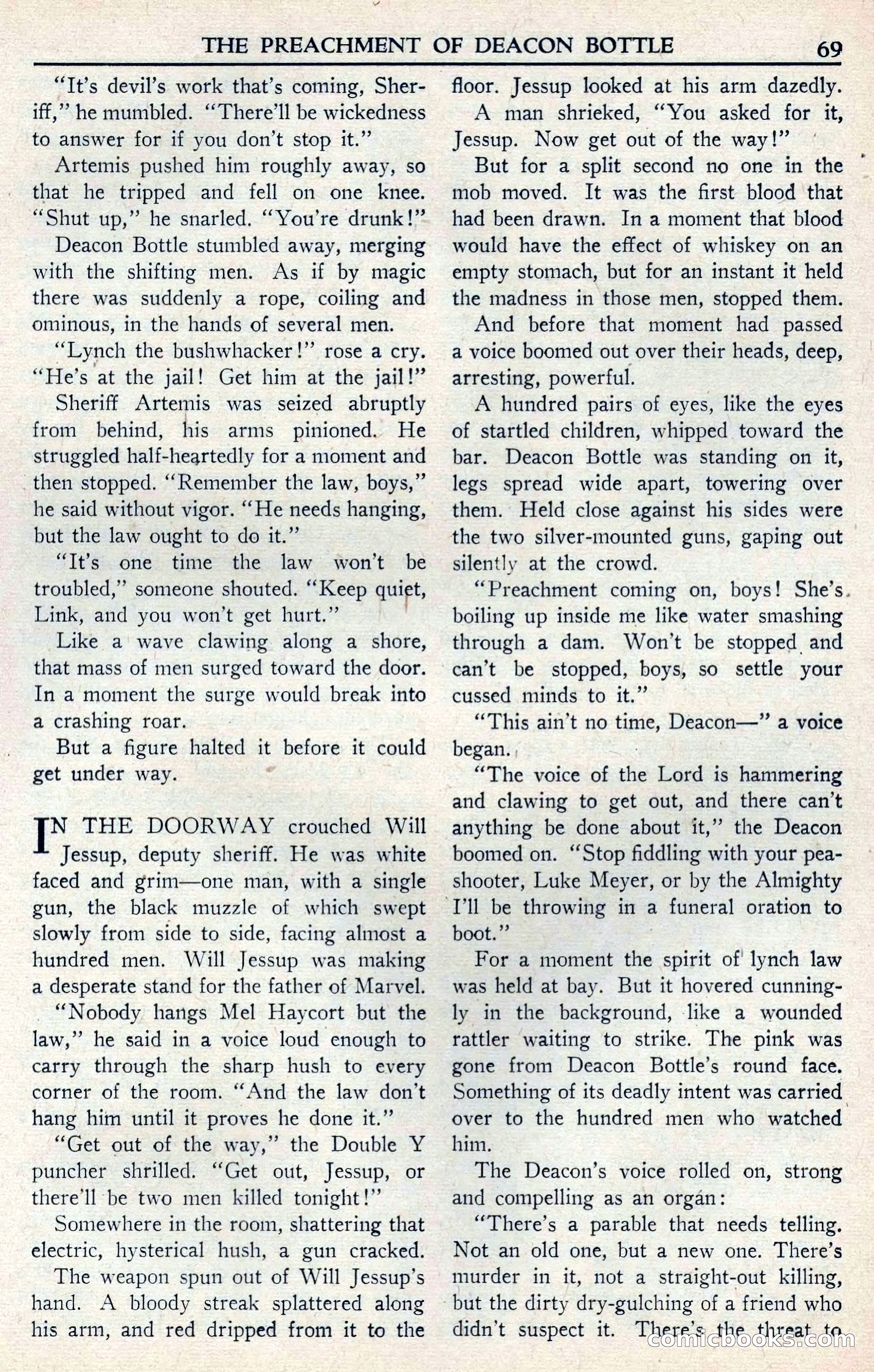 Walt Coburn's Western Magazine, June 1950 — page 69 of 132