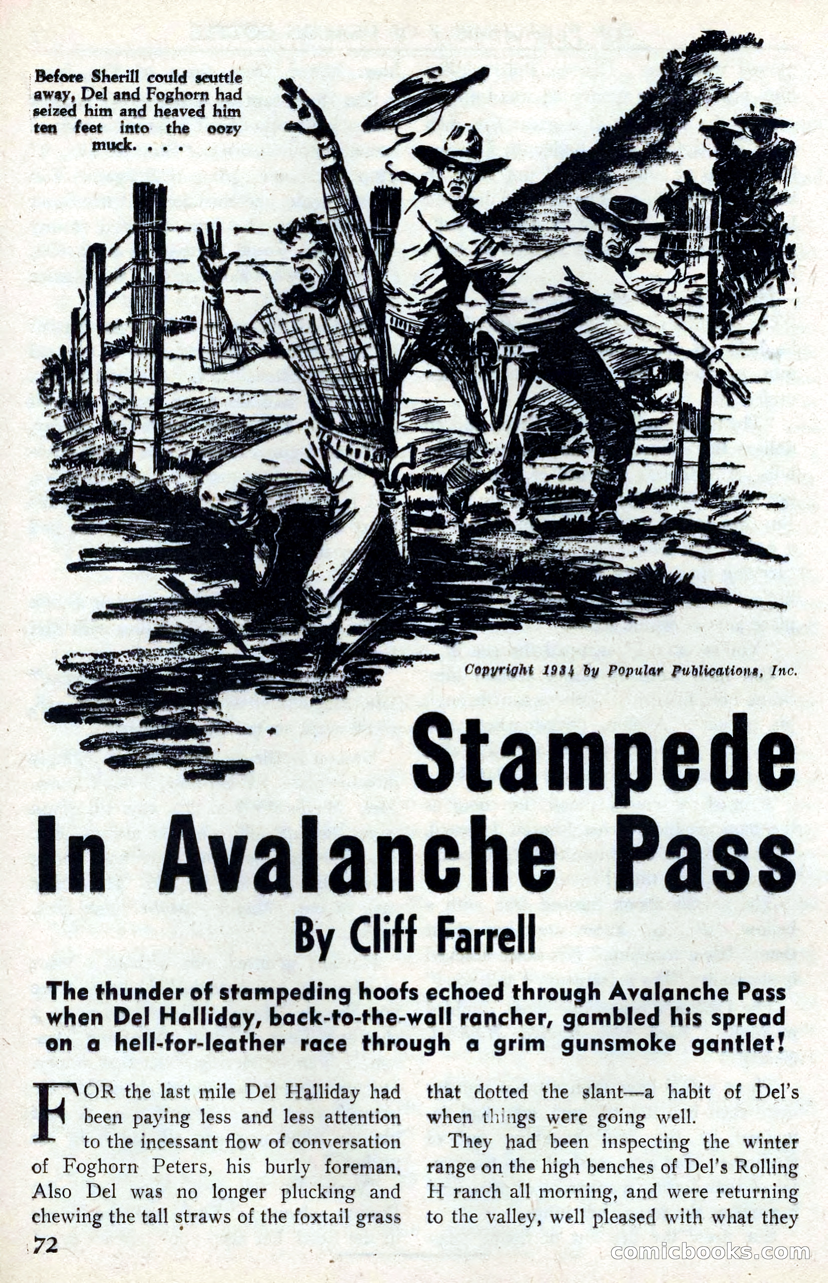 Walt Coburn's Western Magazine, June 1950 — page 72 of 132
