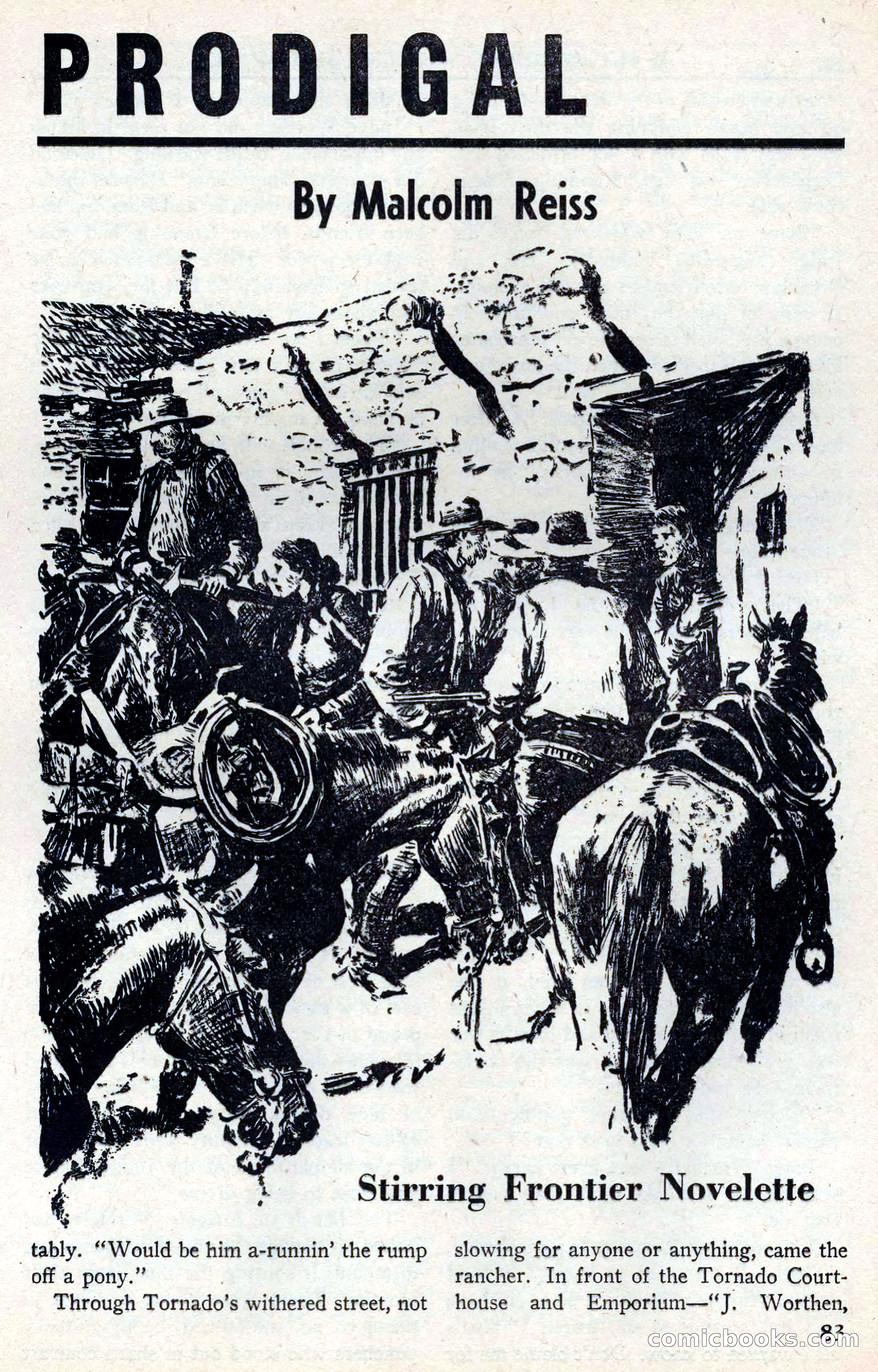 Walt Coburn's Western Magazine, June 1950 — page 83 of 132