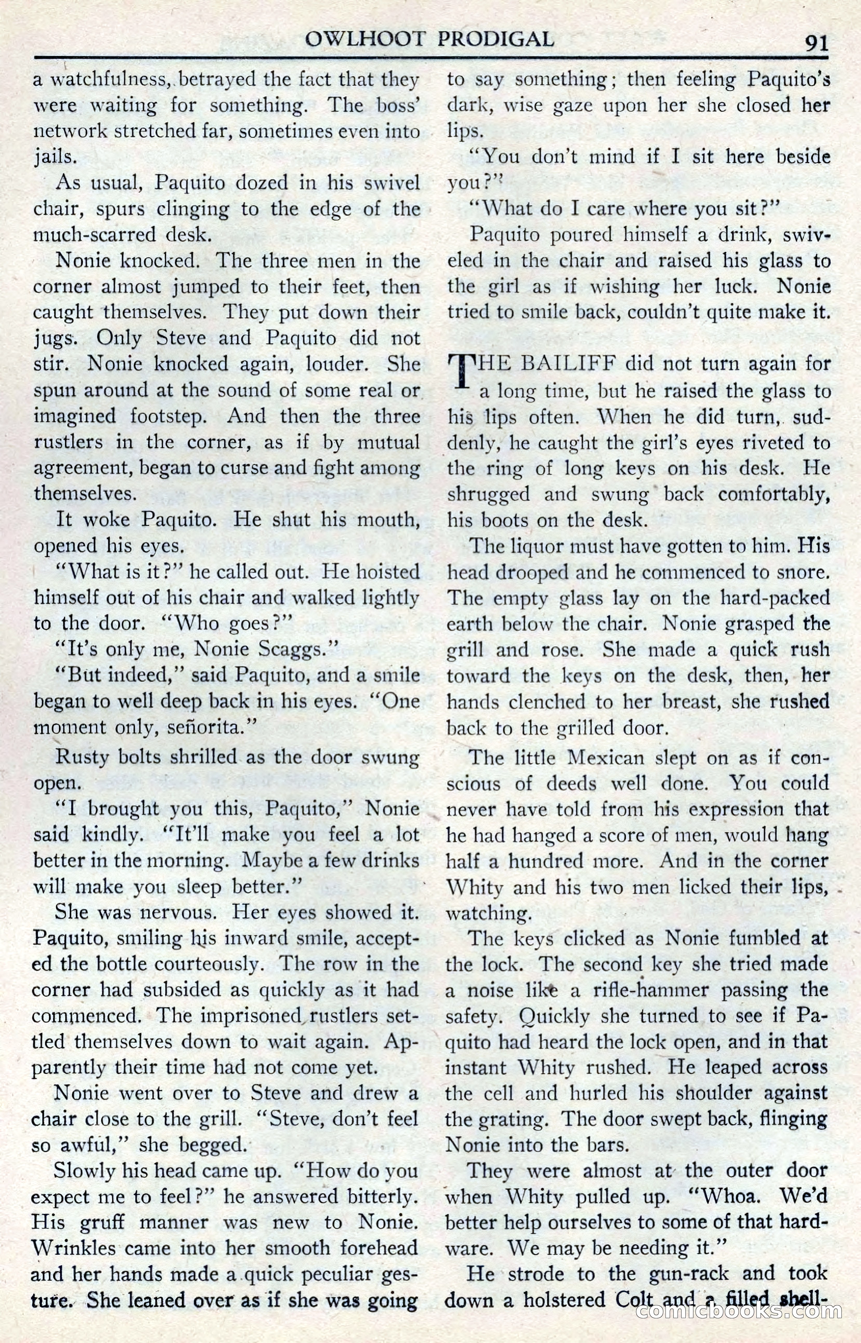 Walt Coburn's Western Magazine, June 1950 — page 91 of 132