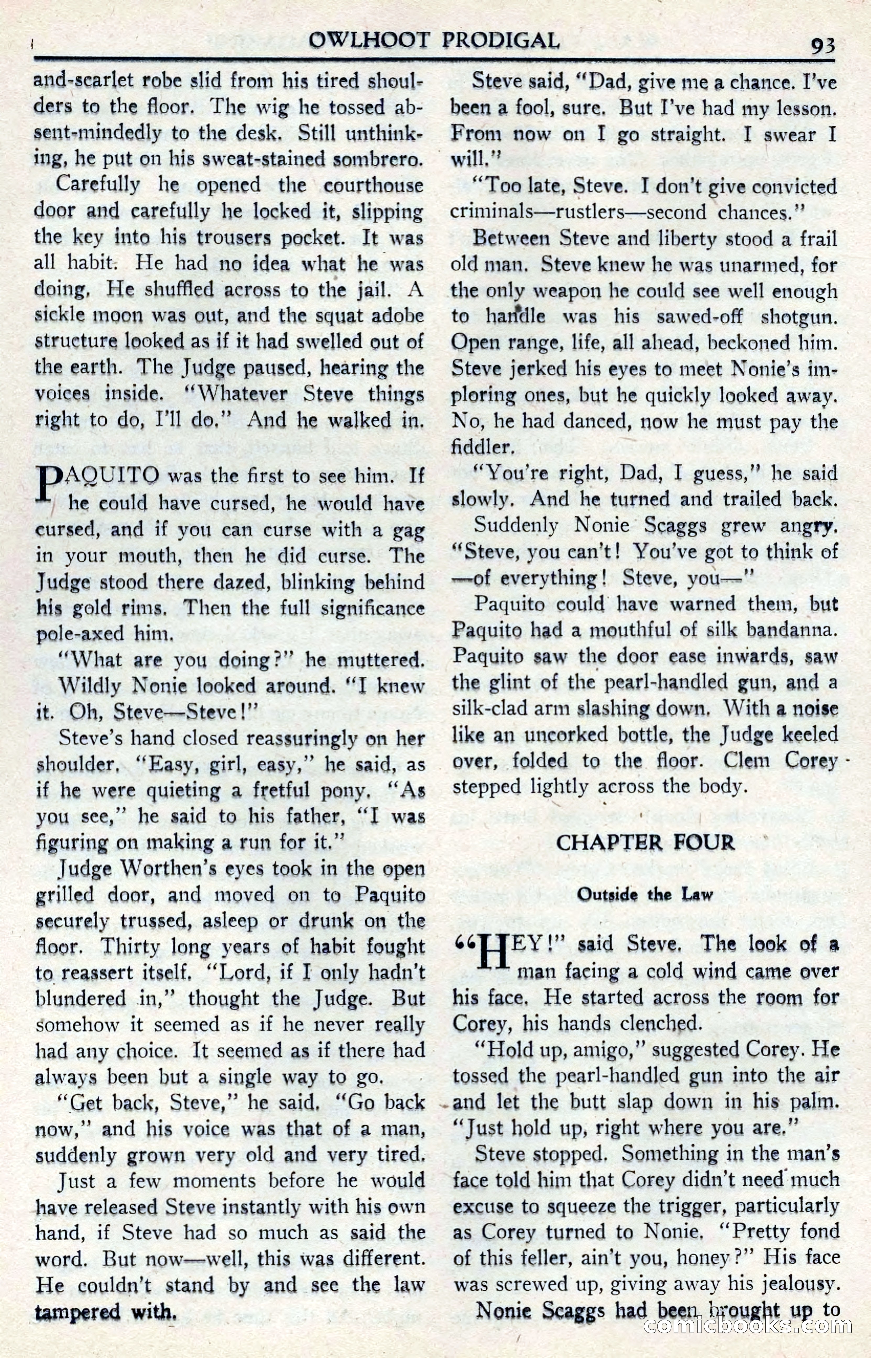 Walt Coburn's Western Magazine, June 1950 — page 93 of 132