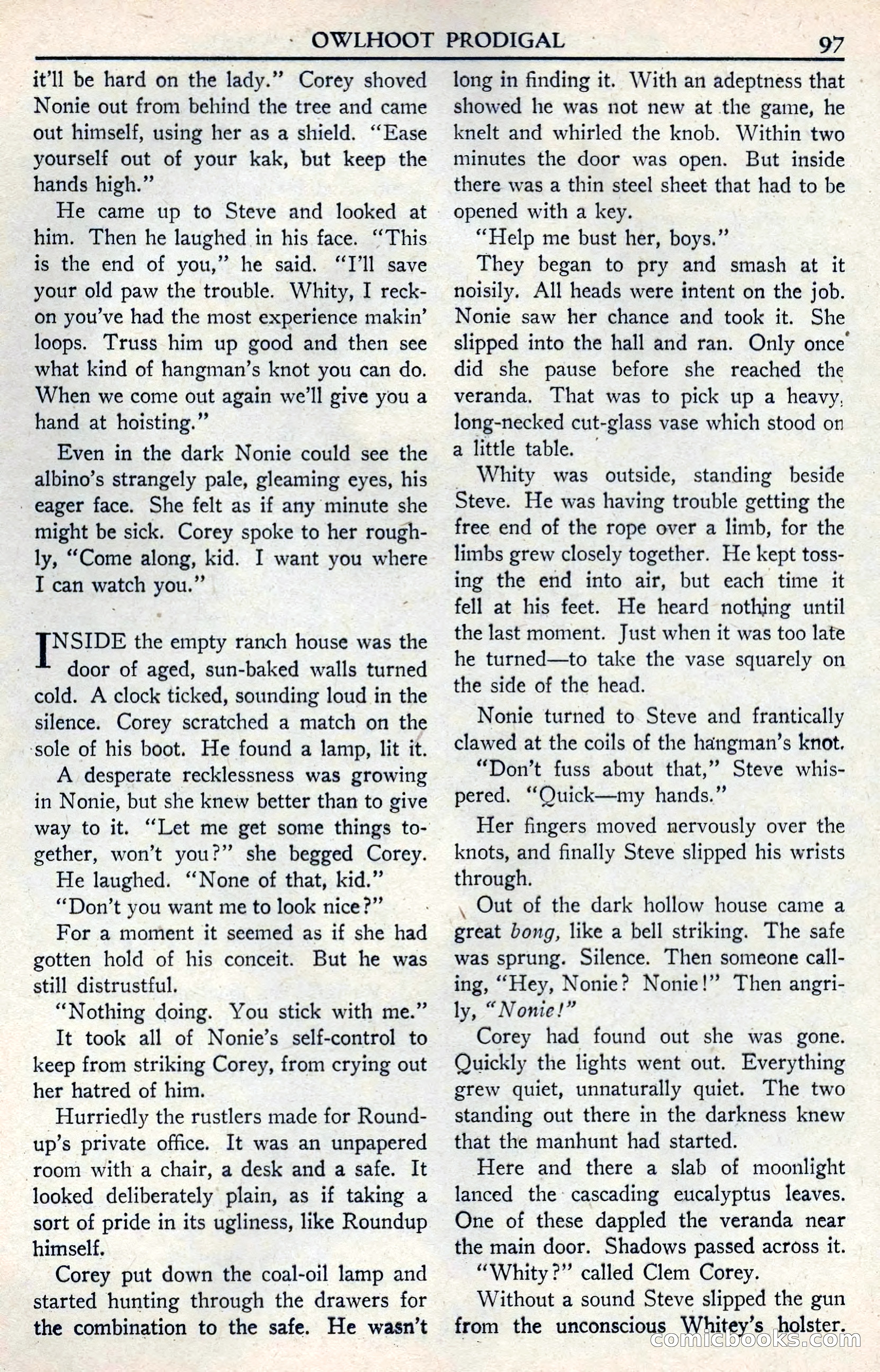 Walt Coburn's Western Magazine, June 1950 — page 97 of 132