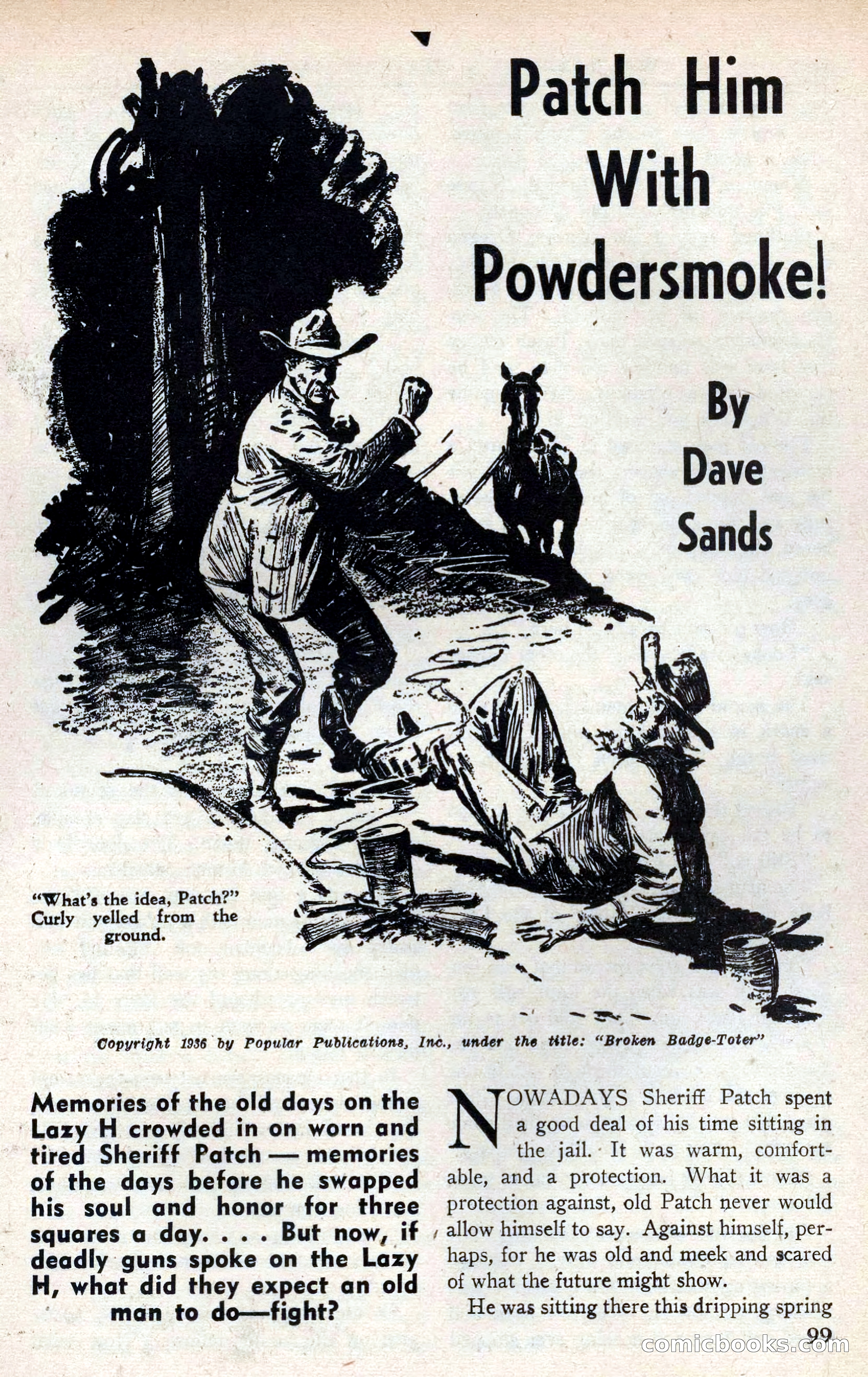 Walt Coburn's Western Magazine, June 1950 — page 99 of 132