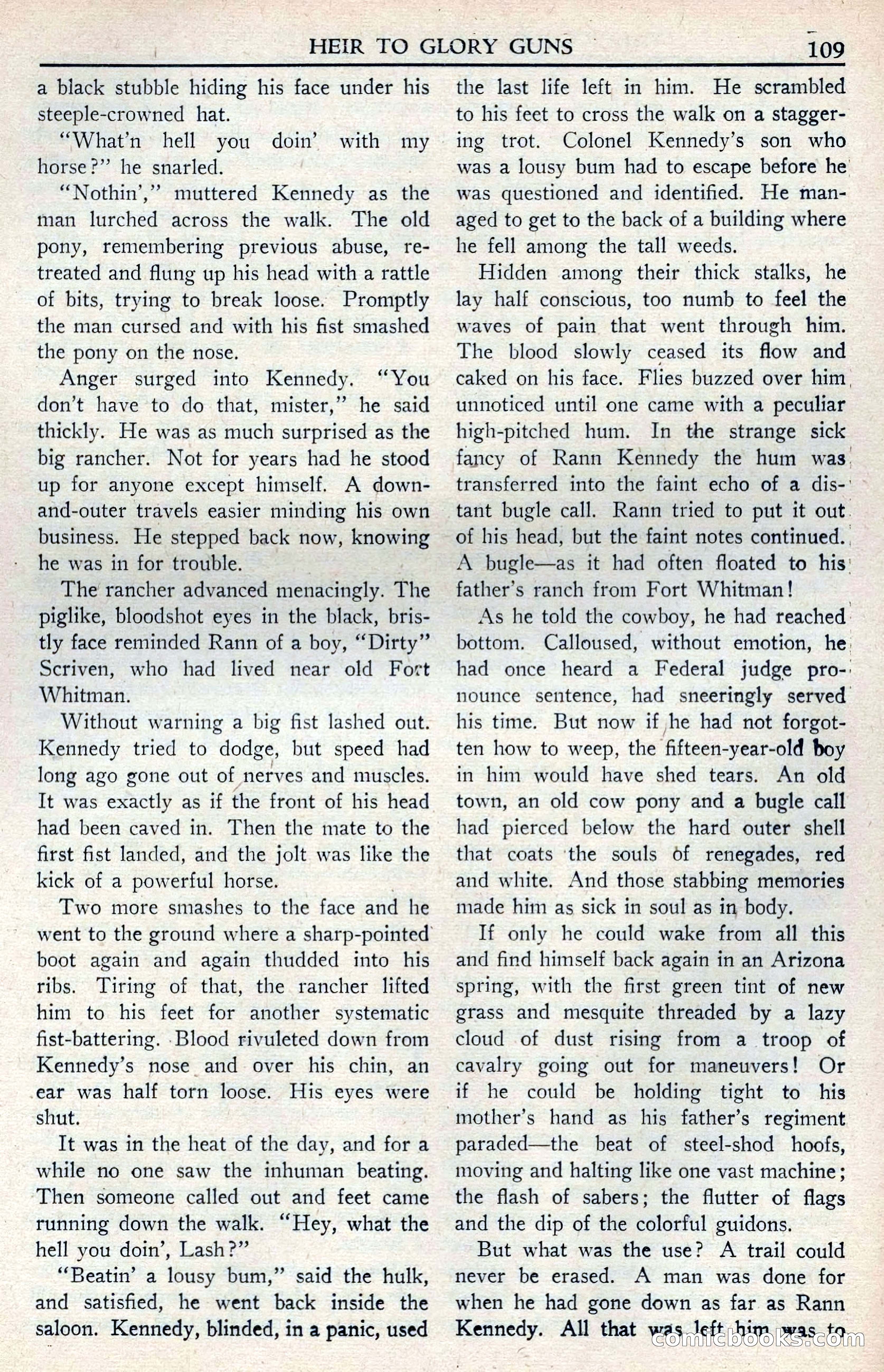 Walt Coburn's Western Magazine, June 1950 — page 109 of 132