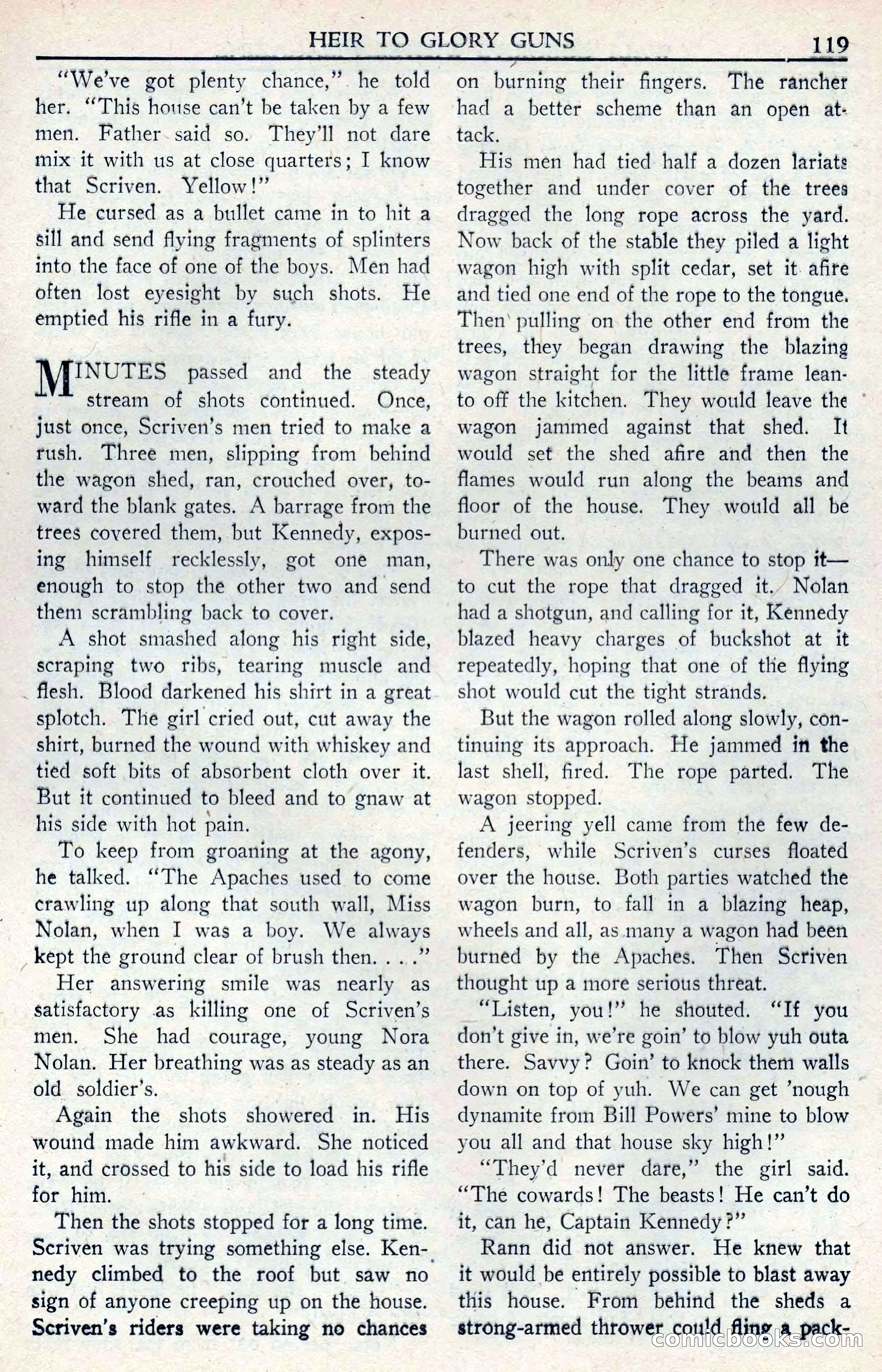 Walt Coburn's Western Magazine, June 1950 — page 119 of 132