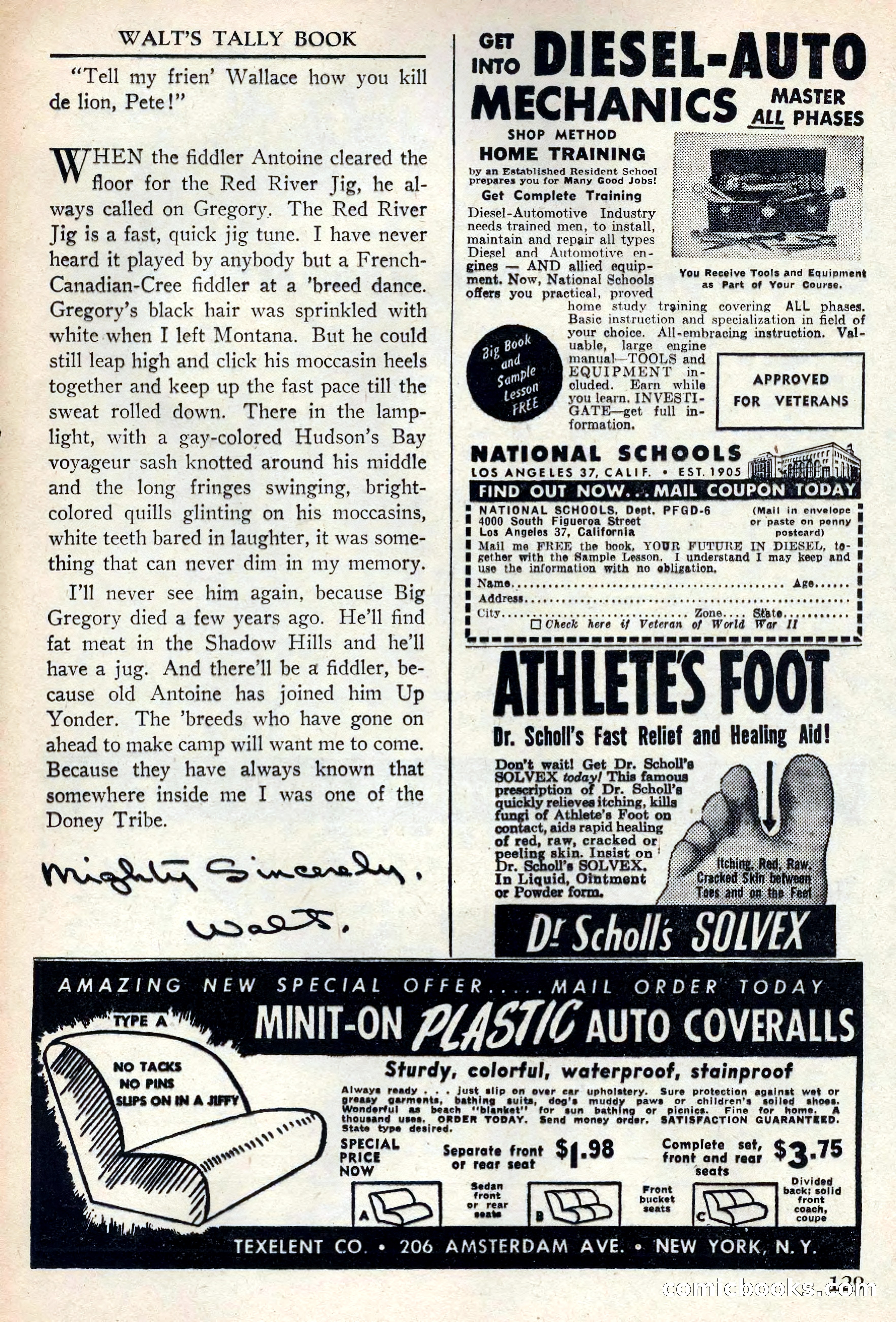 Walt Coburn's Western Magazine, June 1950 — page 129 of 132